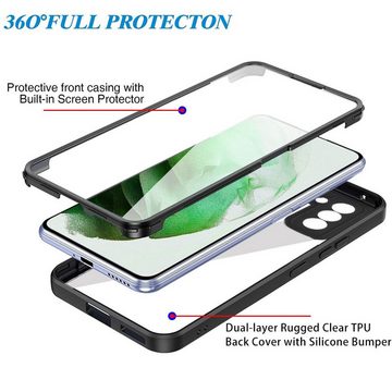 König Design Handyhülle Samsung Galaxy S22 Plus 5G, Schutzhülle Schutztasche Case Cover Etuis 360 Grad