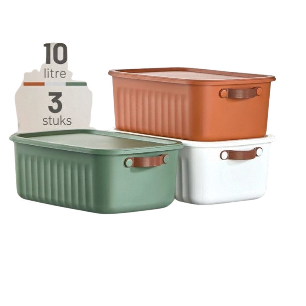 Luxury Bites Aufbewahrungsbox mit Deckel, 20L-15L -10L BPA-freie Kunststoff günstig online kaufen