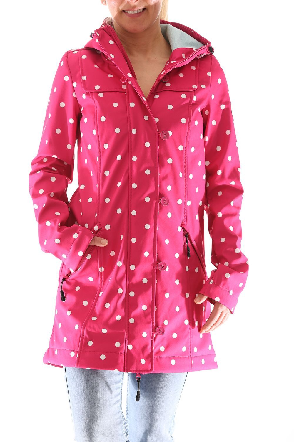 Softshelljacke Blutsgeschwister Wild Weather Long Anorak Damen Jacke Mantel