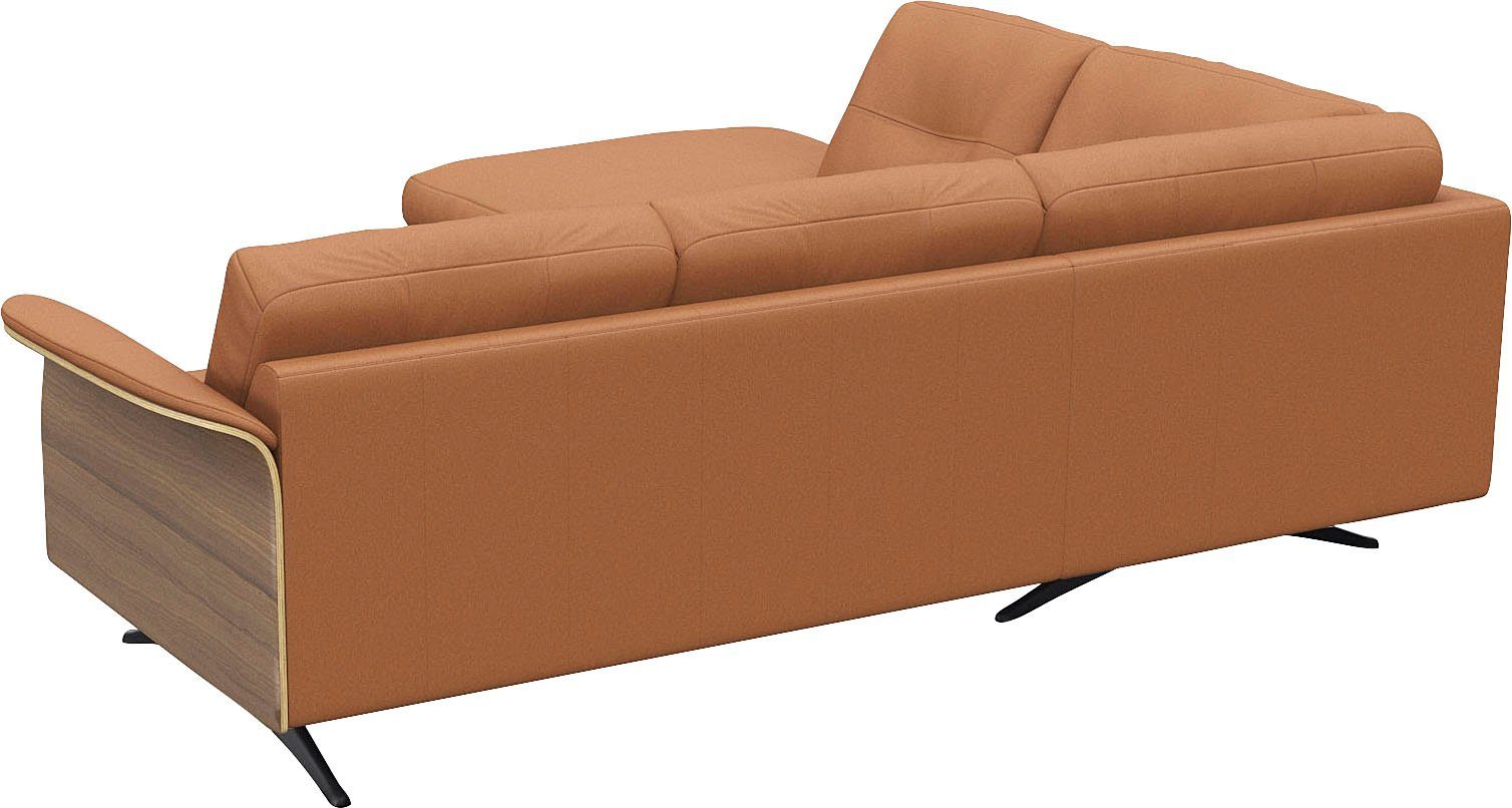FLEXLUX Ecksofa Glow, super bequem durch hochwertigem Sitzaufbau mit Federkern, L-Form, Modernes skandinavisches Design
