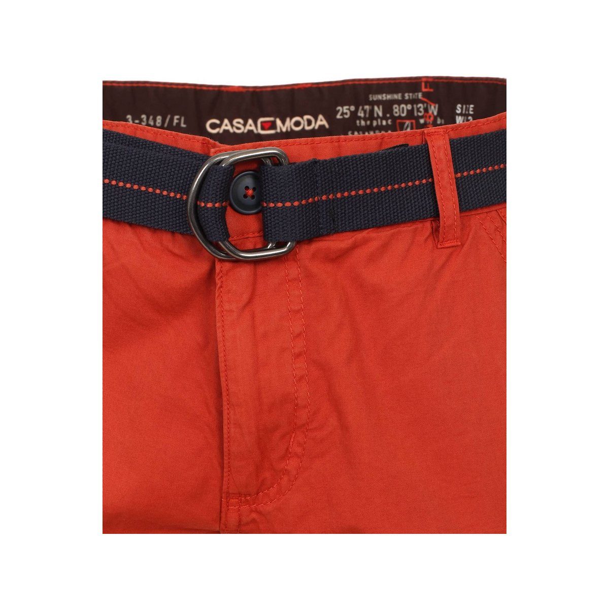 CASAMODA orange regular (1-tlg., Angabe) Dunkelorange keine Cargoshorts