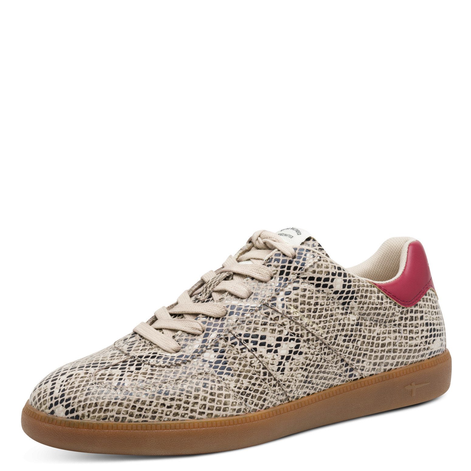 Tamaris Sneaker, Freizeitschuh, Halbschuh, Schnürschuh mit gepolstertem Schaftrand