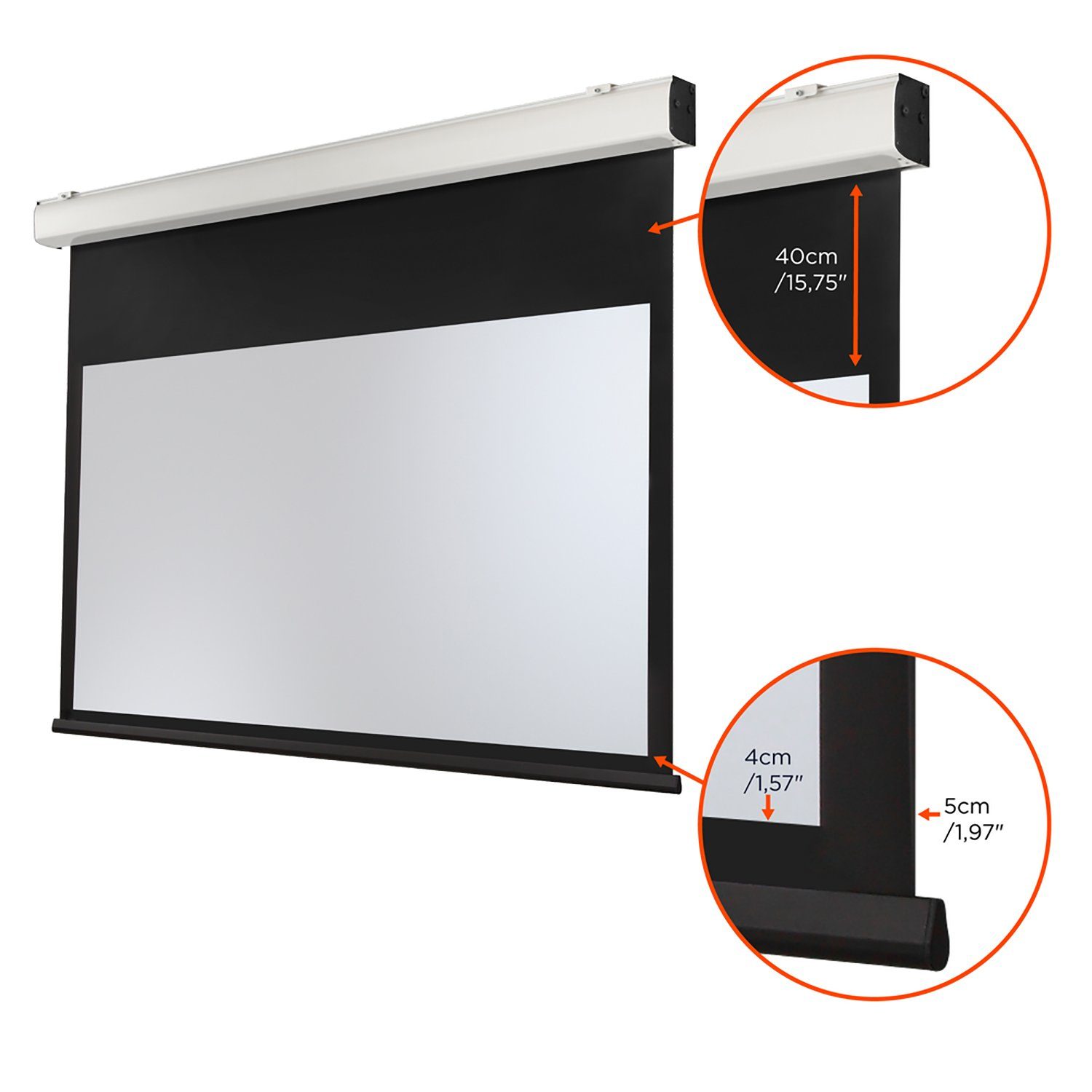 Celexon Expert XL 1,2) (450 x 16:9, Motorleinwand 253cm, Gain