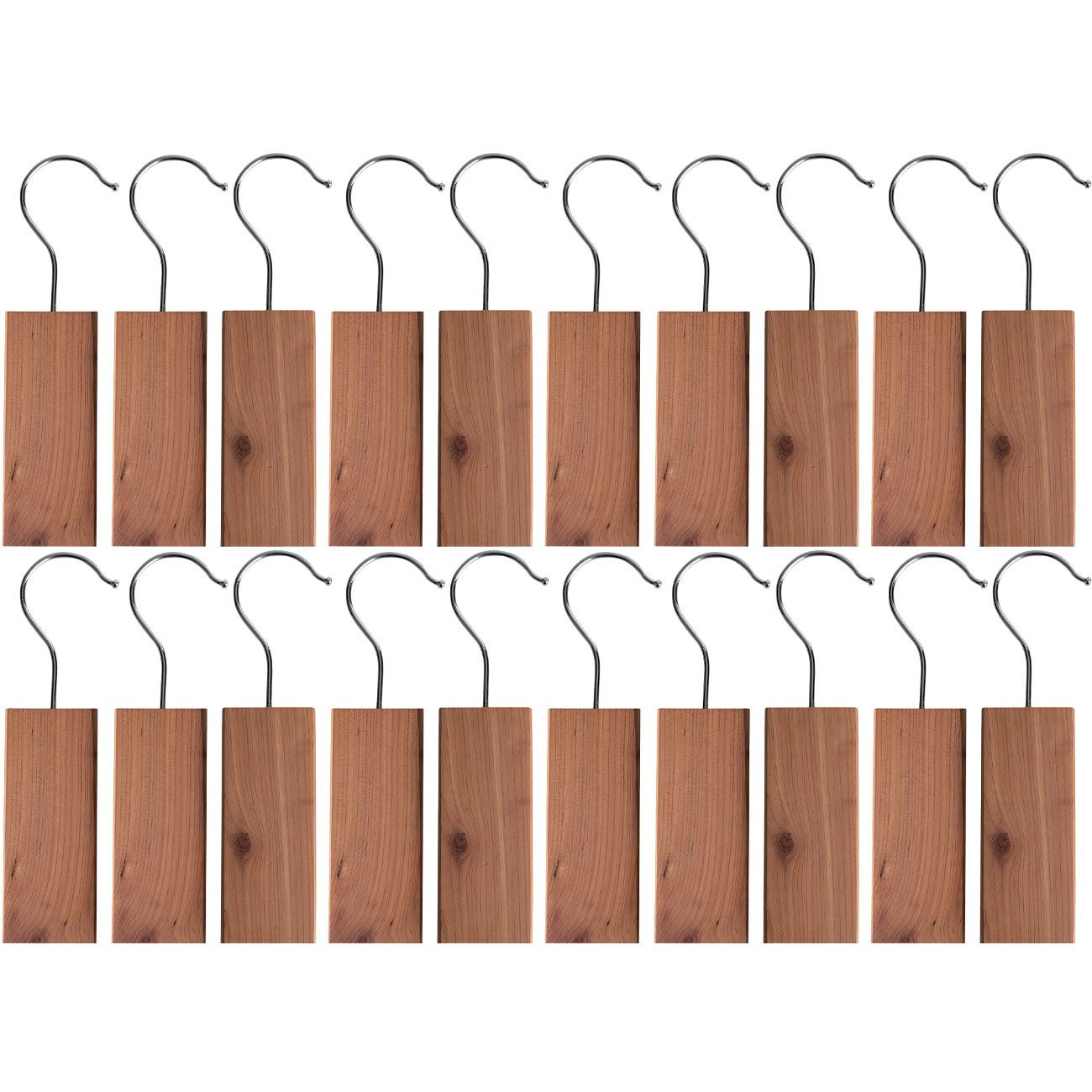 Casativo Kleiderbügel Zedernholz Mottenschutz Set - Natürliche Mottenabwehr Schrank, (20-tlg), Holzart: Zedernholz, Hält Motten vom Kleiderschrank fern