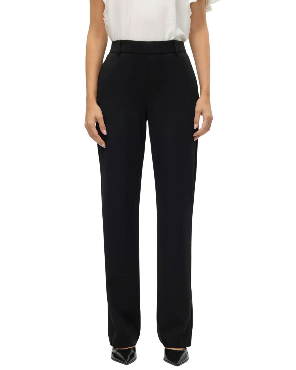 Vero Moda Stoffhose Elegante Damen Stoffhose mit geradem Beim