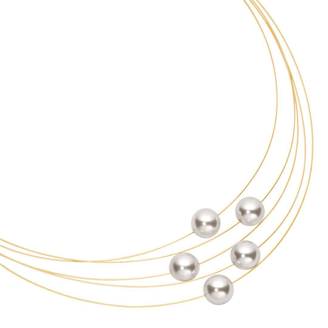 Heideman Collier Florere goldfarben (keine Angabe, inkl. Geschenkverpackung), Perlenkette