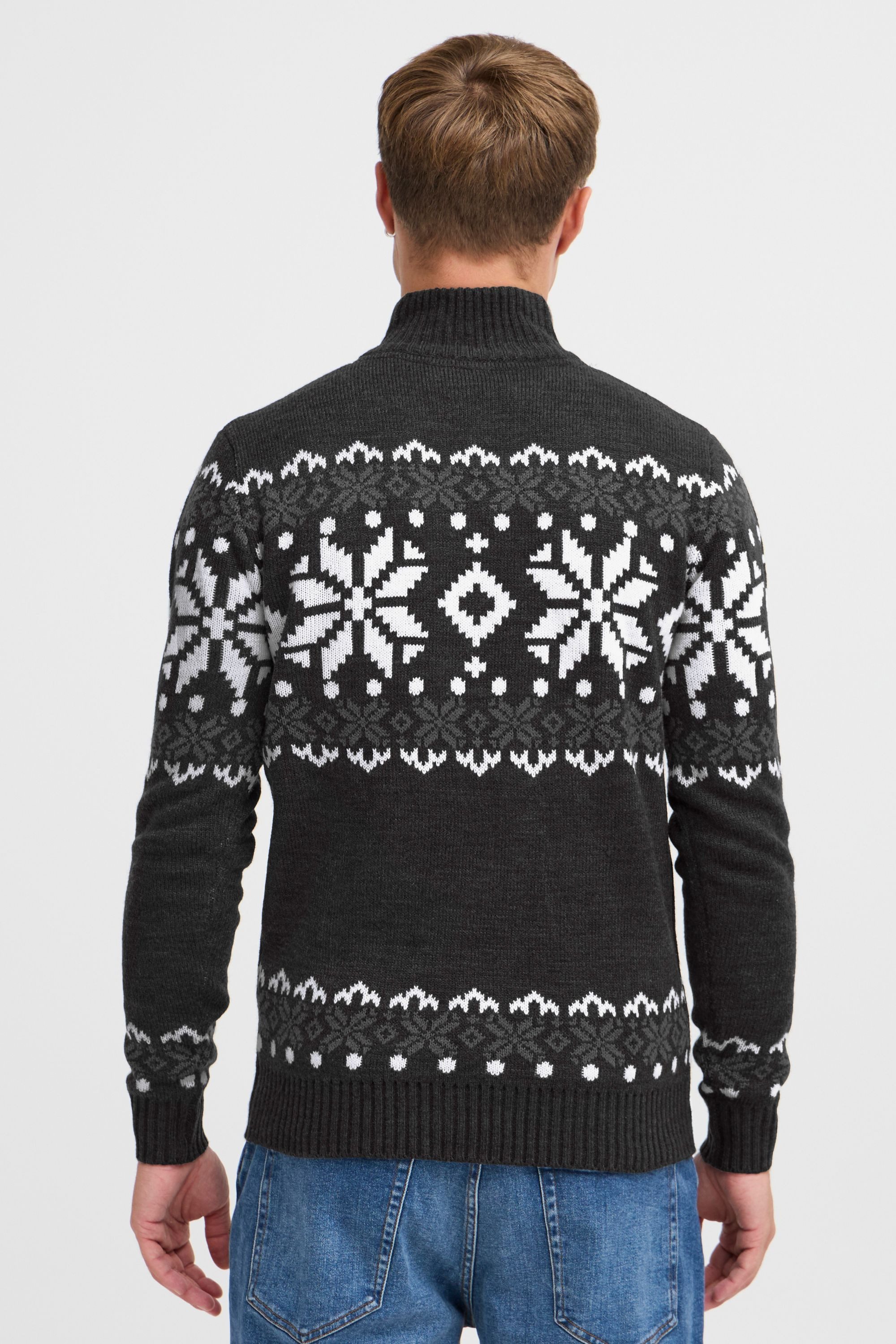 !Solid Troyer SDNorwin Strickpulli mit Norweger Strickmuster
