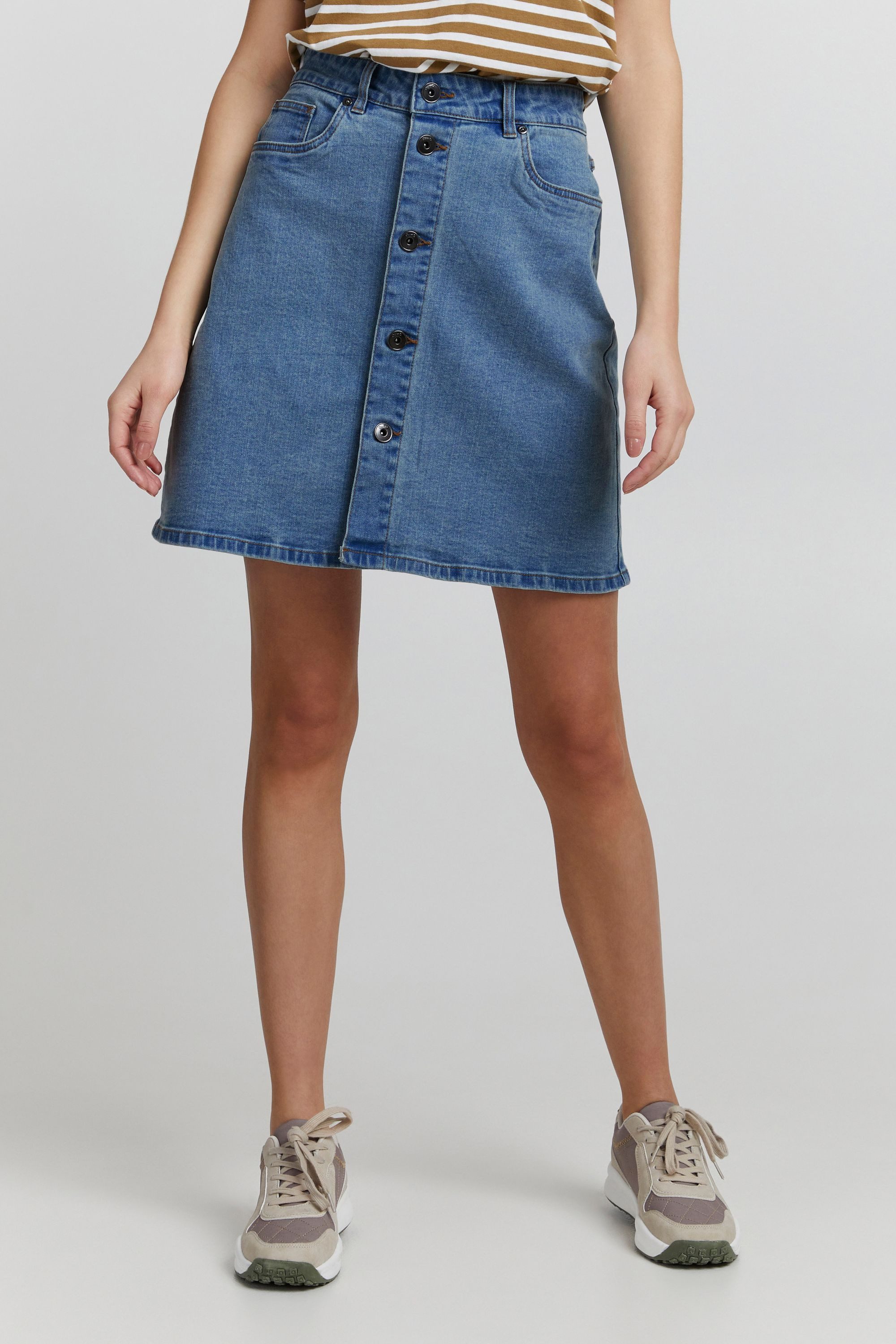 OXMO Jeansrock OXIgga Modischer Rock