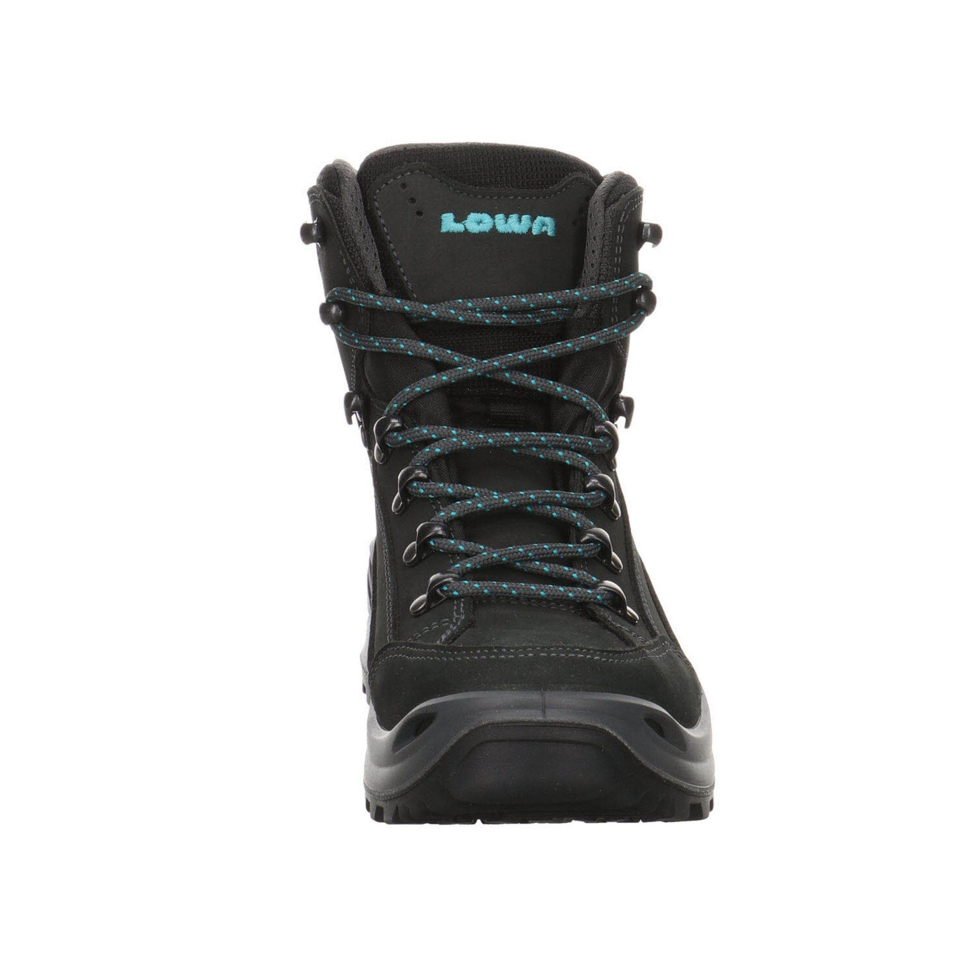 Damen Outdoorschuh GTX ASPHALT/TÜRKIS Outdoor Outdoorschuh Lowa Renegade Leder-/Textilkombination mid Schuhe