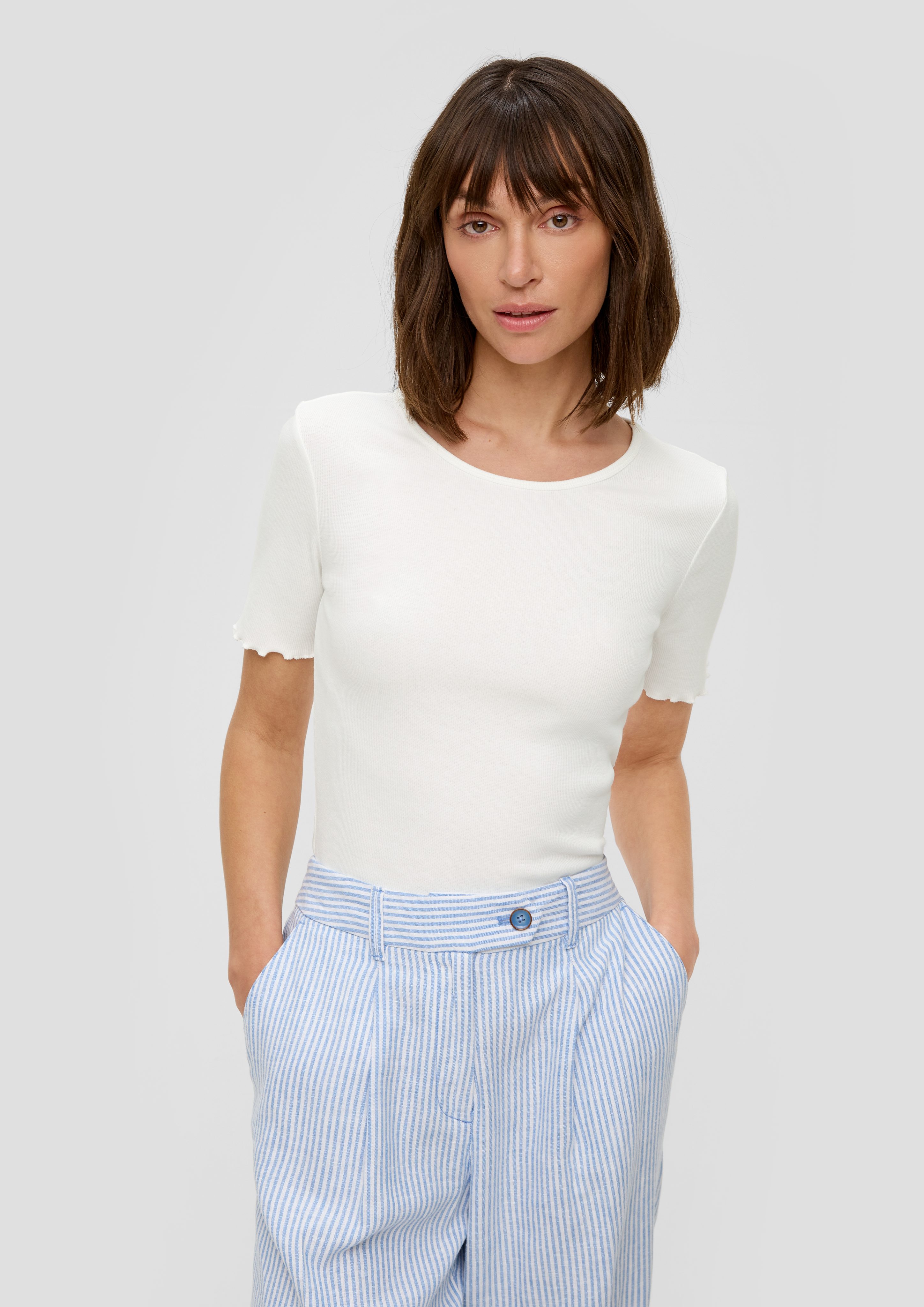 s.Oliver Kurzarmshirt Elastisches T-Shirt im Slim günstig online kaufen