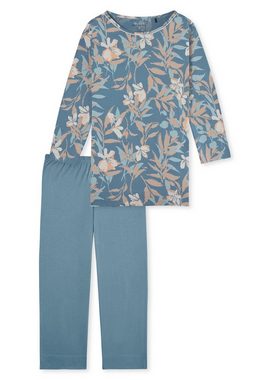 Schiesser Pyjama Comfort Nightwear (Set, 2 tlg) Schlafanzug - Atmungsaktiv - Set aus Shirt mit 3/4-Arm und 3/4-Hose