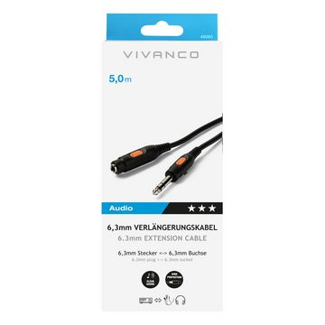 Vivanco Audio- & Video-Kabel, Audiokabel, Klinken Kabel (500 cm)