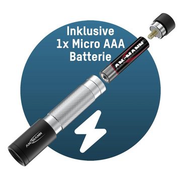 ANSMANN AG LED Taschenlampe DAILY USE LED Taschenlampe 50B inkl. AAA Batterie – LED Taschenlampe