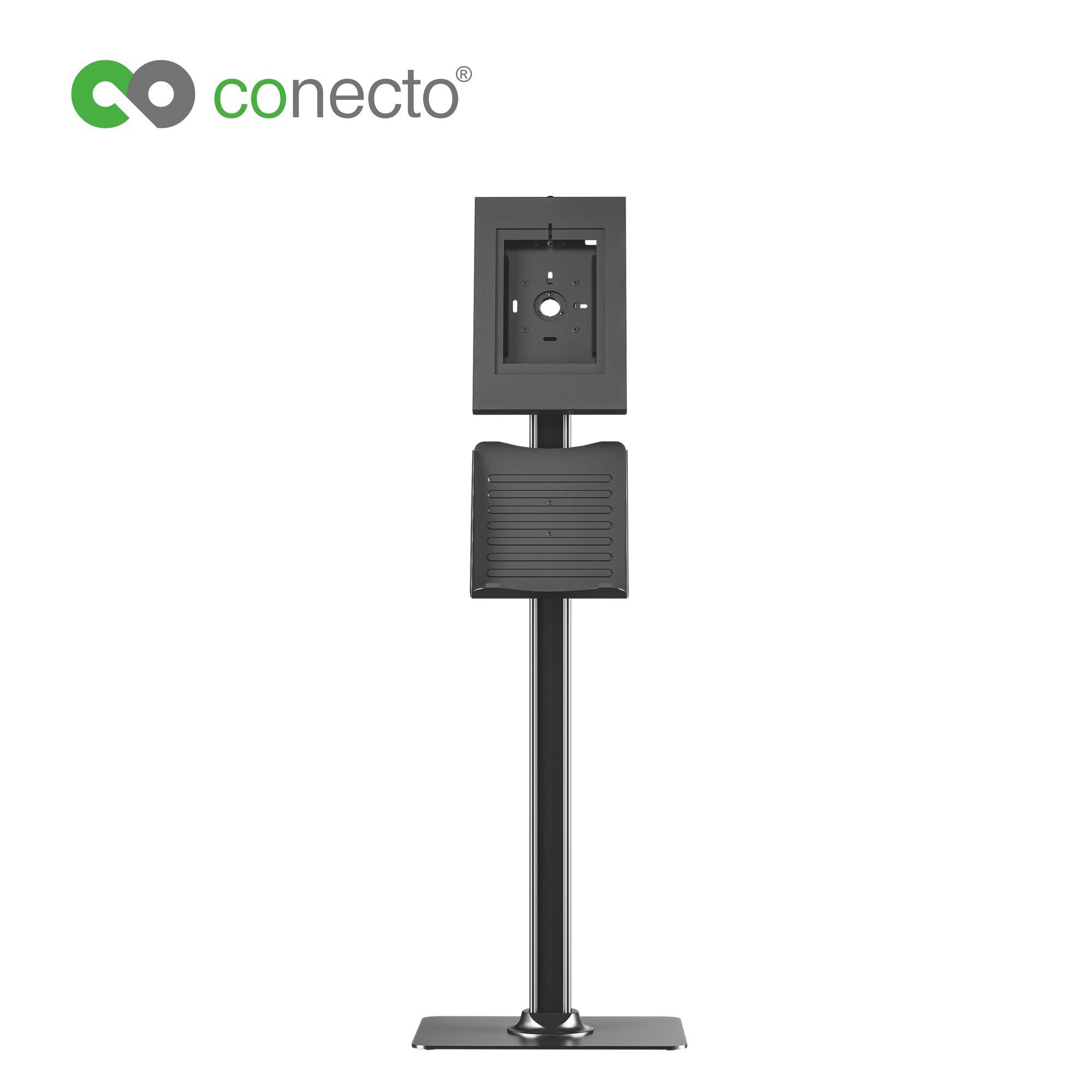 conecto Tablet-Ständer conecto Bodenständer für Tablet, mit abschließbarem Stahlgehäuse für