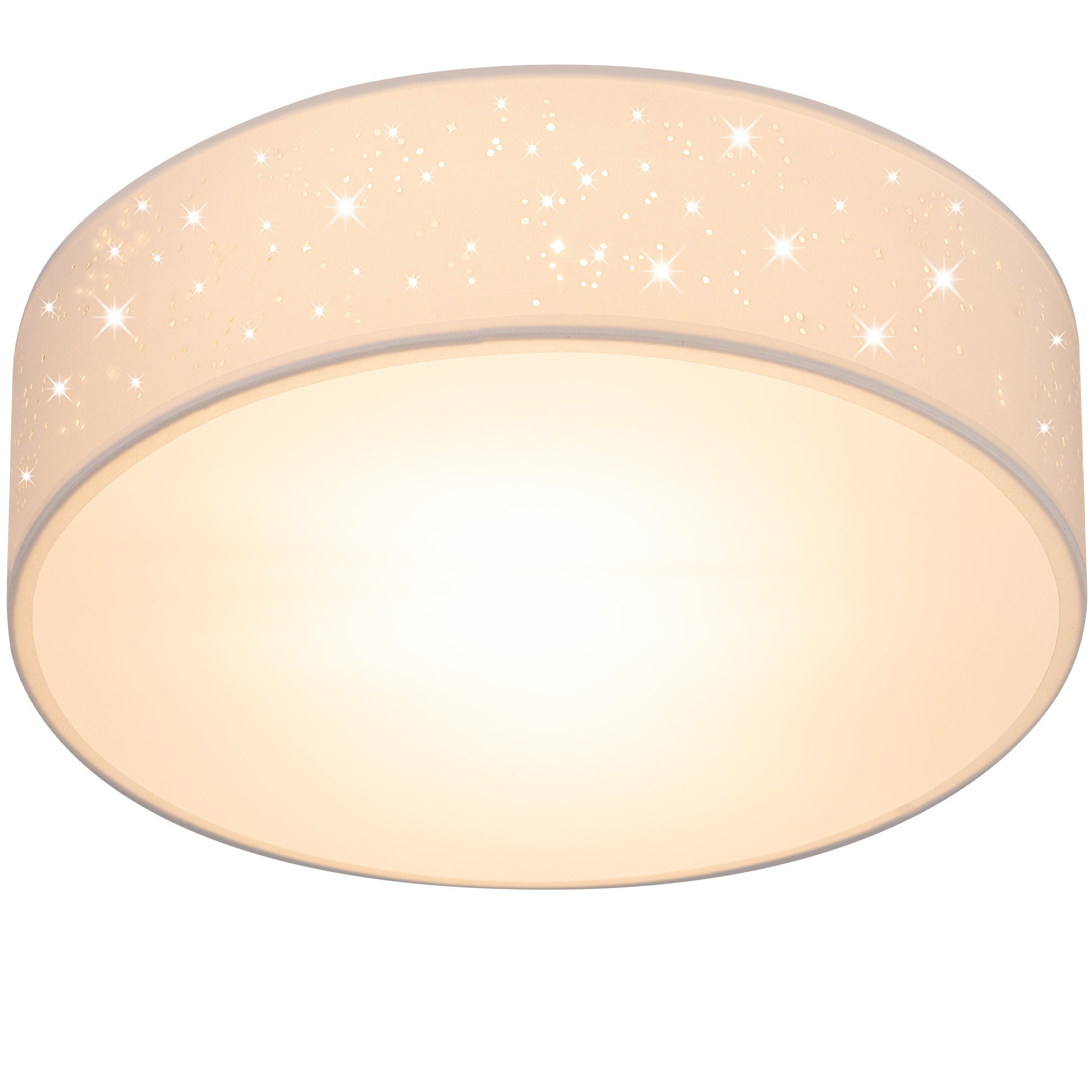 monzana Deckenleuchte, 38 cm, Sternenhimmel Rund günstig online kaufen