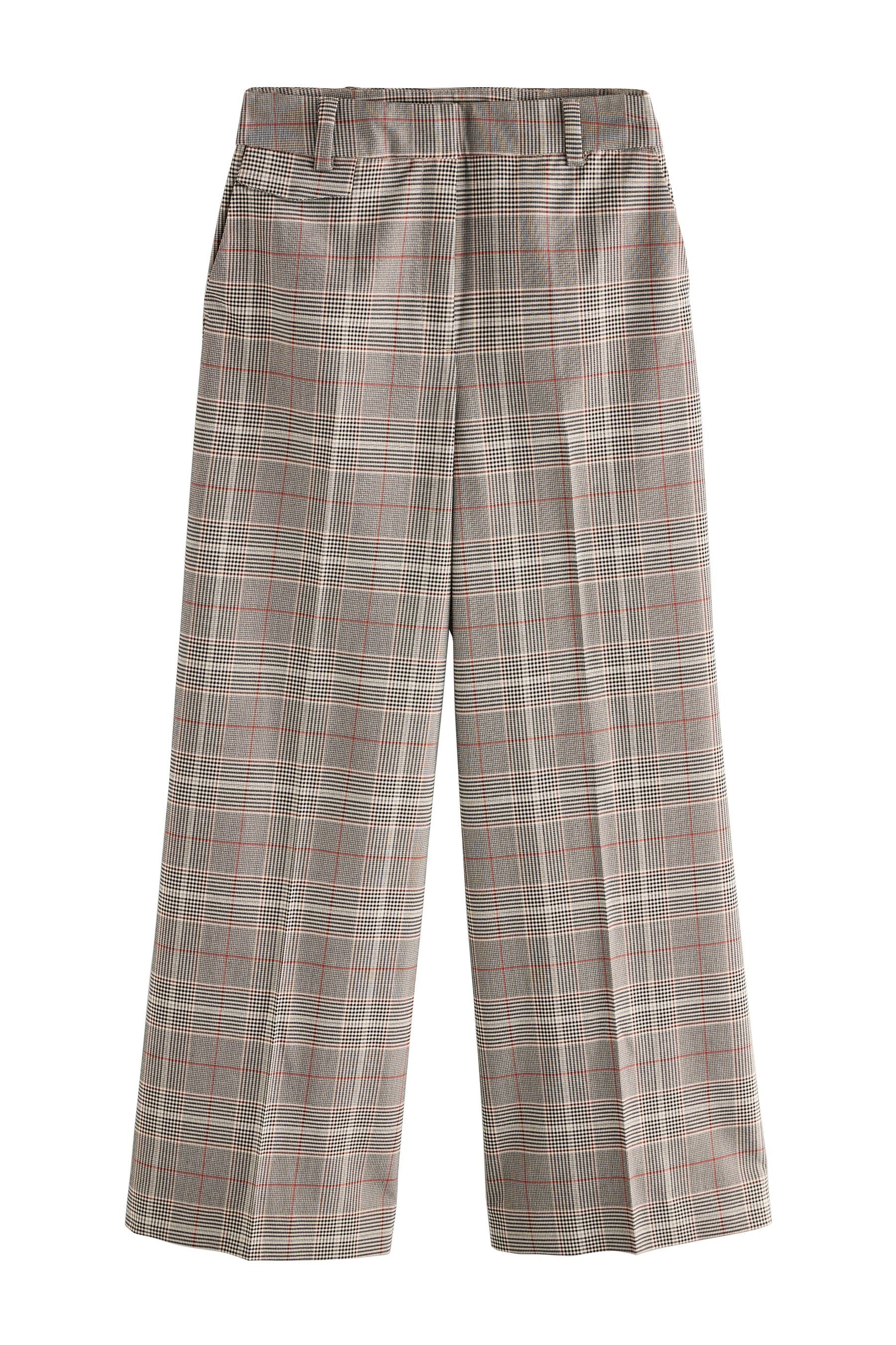 Next Anzughose Karierte Hose mit weitem günstig online kaufen