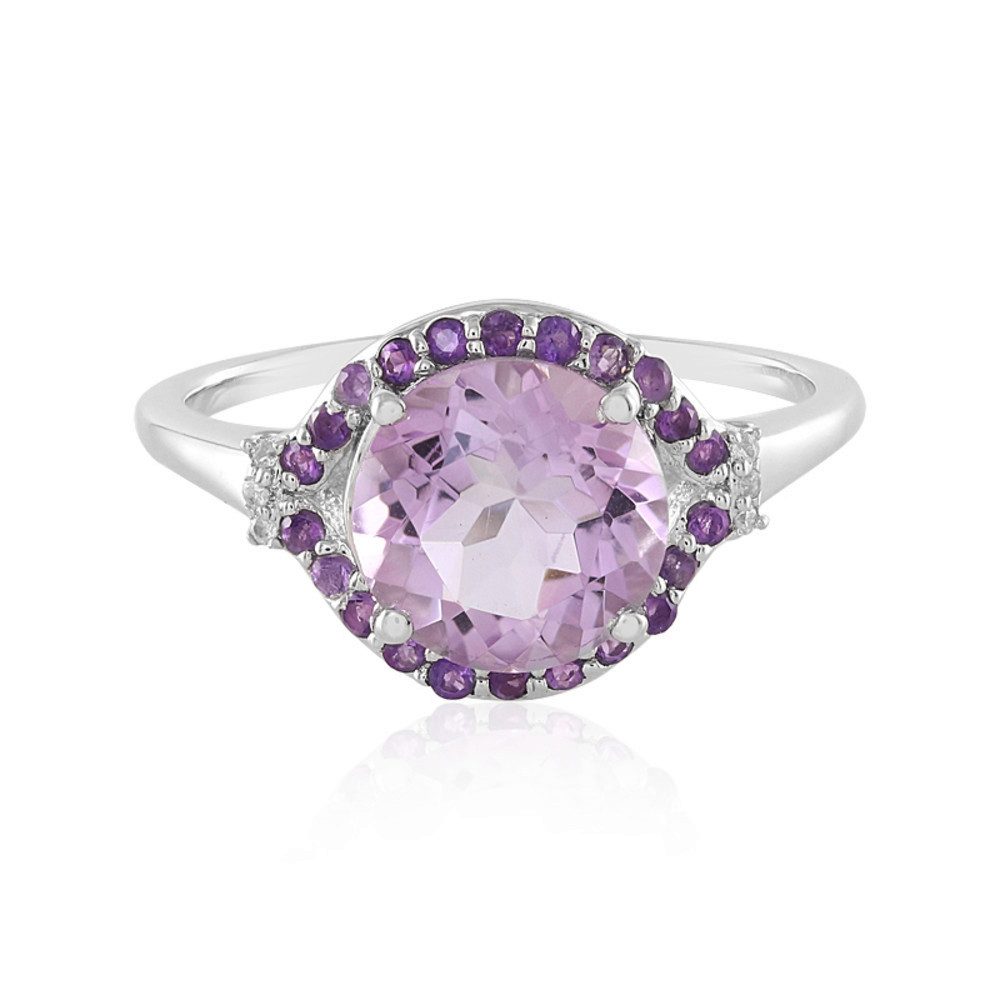 Cavill Silberring Cavill Silberring 3,24 ct Lavendel-Amethyst & Zirkone, filigran (1-tlg)