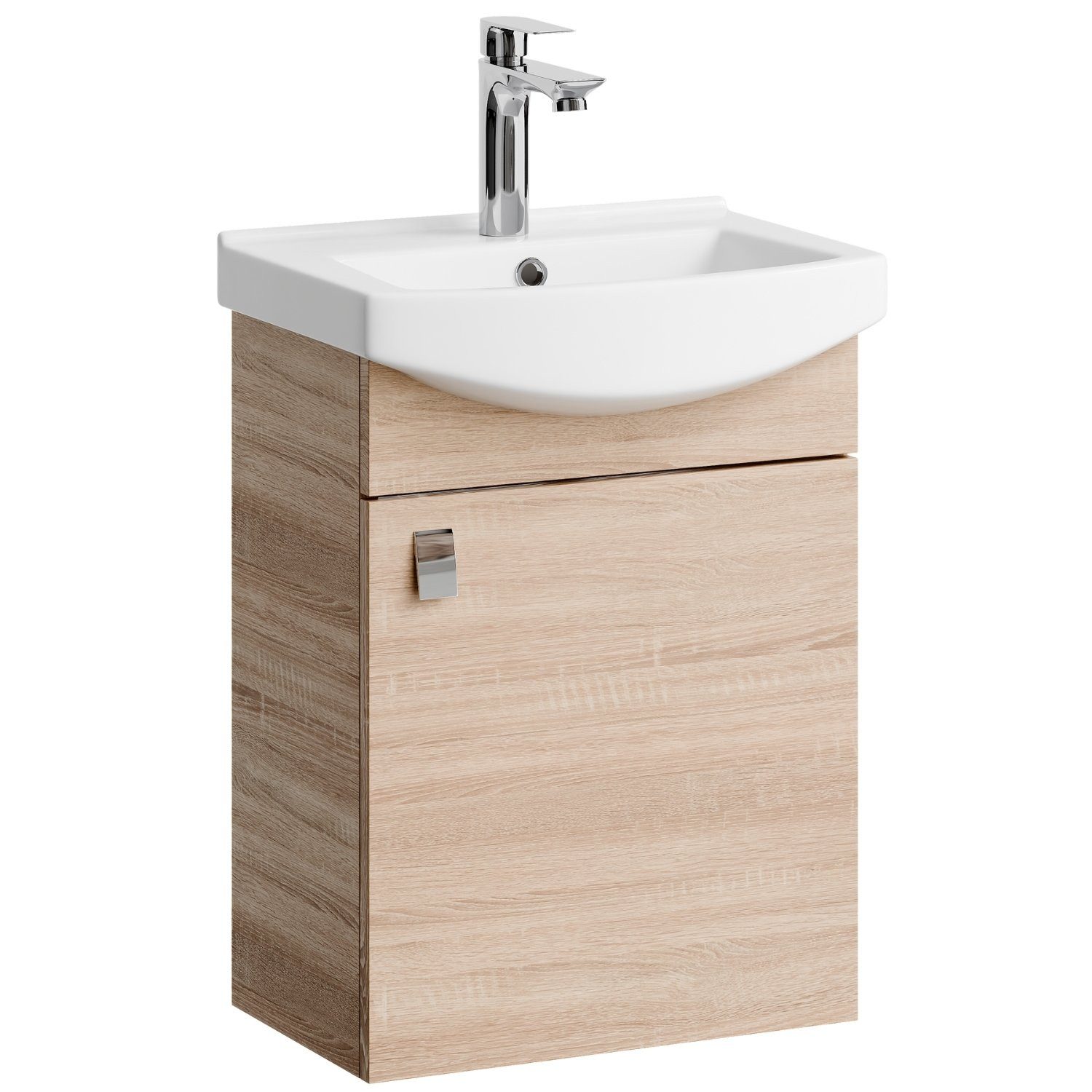 Planetmöbel Waschtisch Waschtischunterschrank 45cm Sonoma Eiche günstig online kaufen