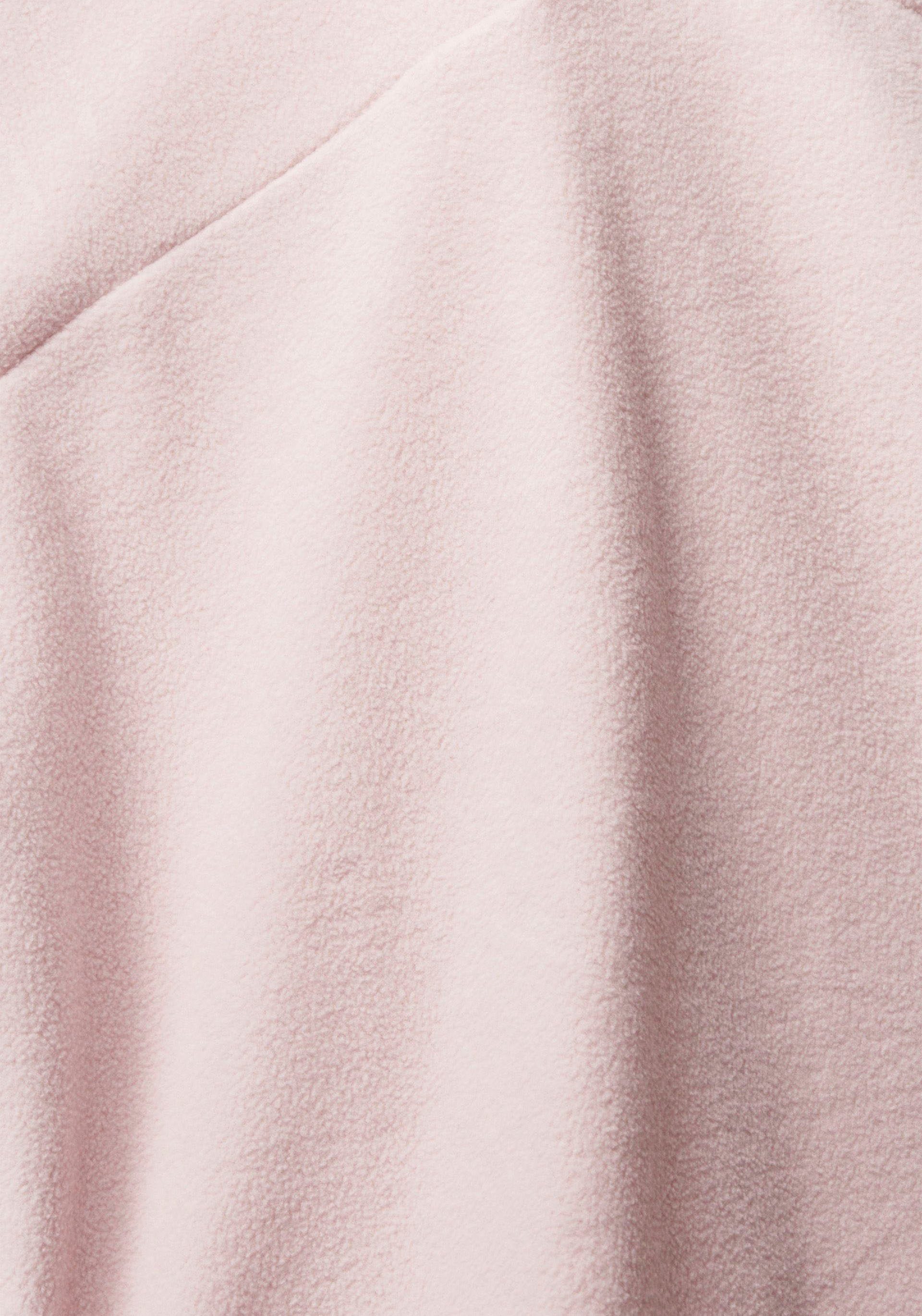 esprit sports Sweatshirt rosa mit Reißverschluss halbem