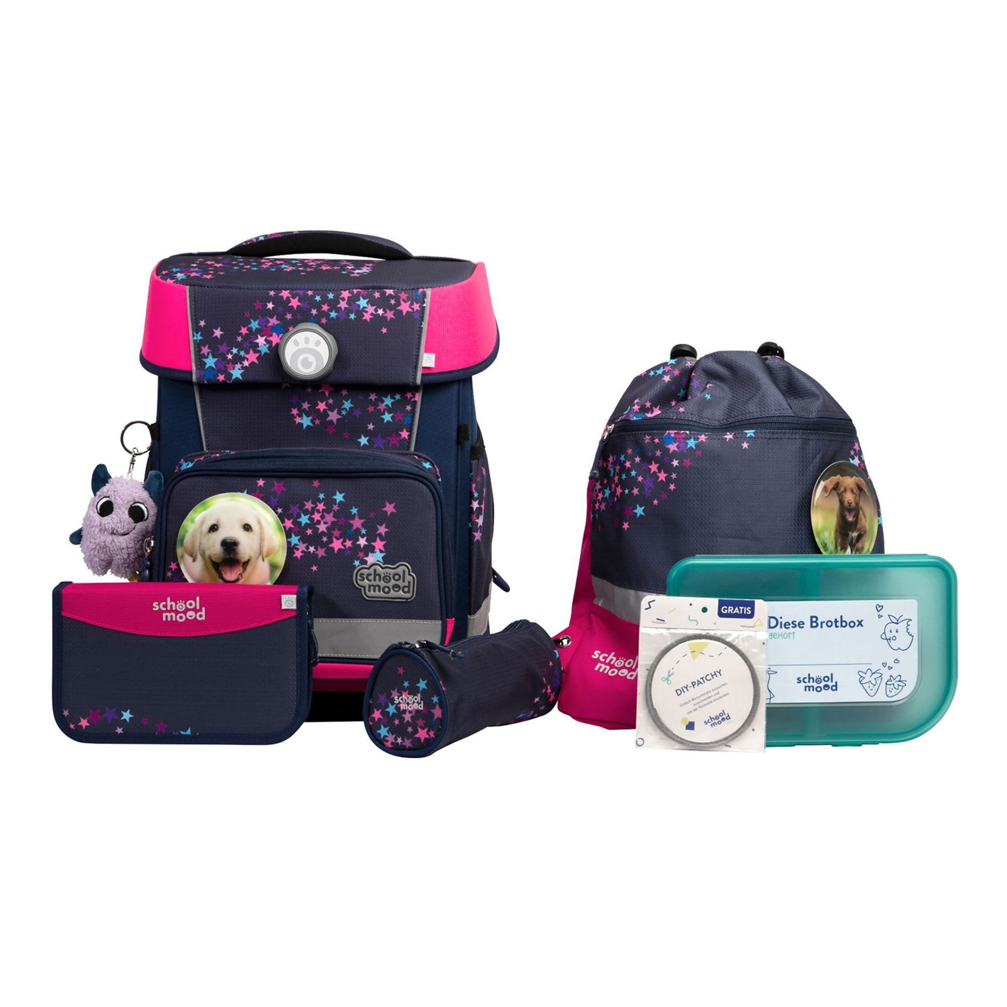 SCHOOL-MOOD® Schulranzen Champion Pro (7-tlg), PET