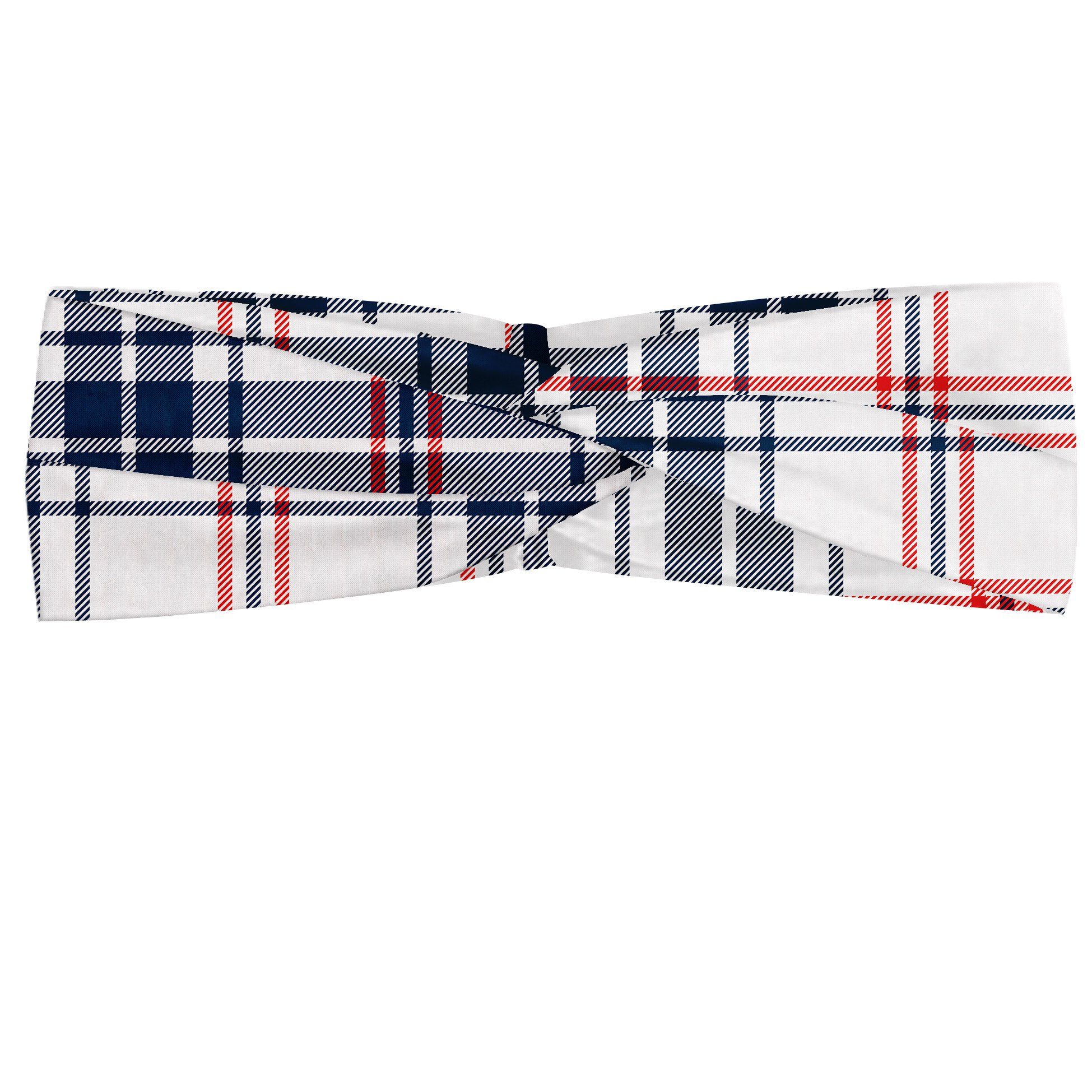 Abakuhaus Stirnband Elastisch Englisch Angenehme und accessories alltags Mode Tartan-Motiv