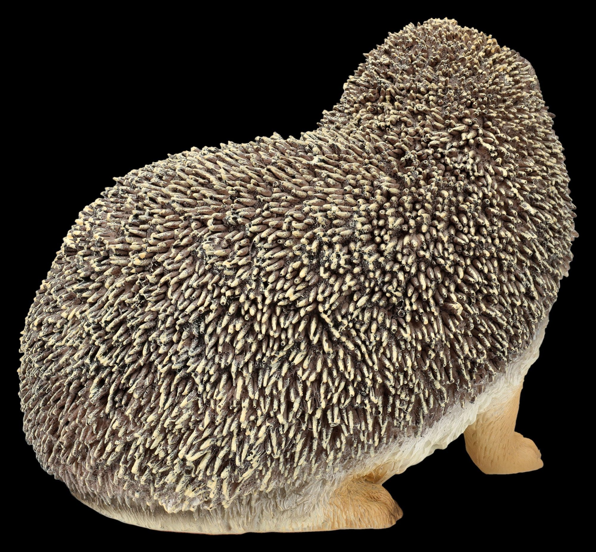 Figuren Shop GmbH Tierfigur Gartenfigur - Igel schaut neugierig - Tierfigur HotAnt Dekofigur Deko – Bild 5 von 5