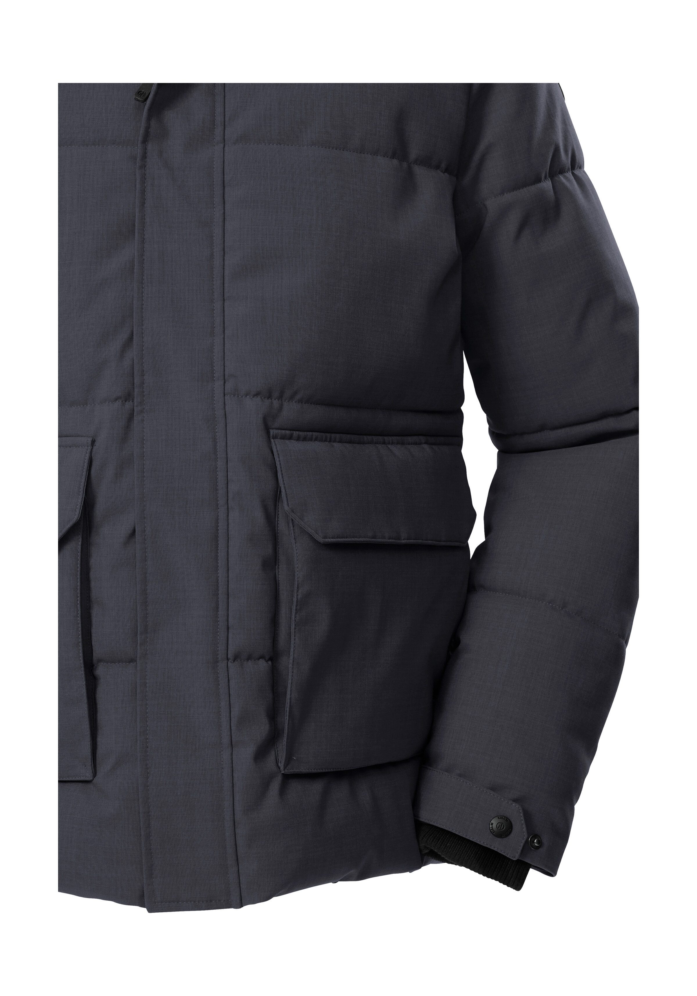G.I.G.A. DX by killtec Steppjacke GW 26 MN QLTD JCKT Wasserabweisende Herrenjacke, abnehmbare Kapuze, recycelte Materialien