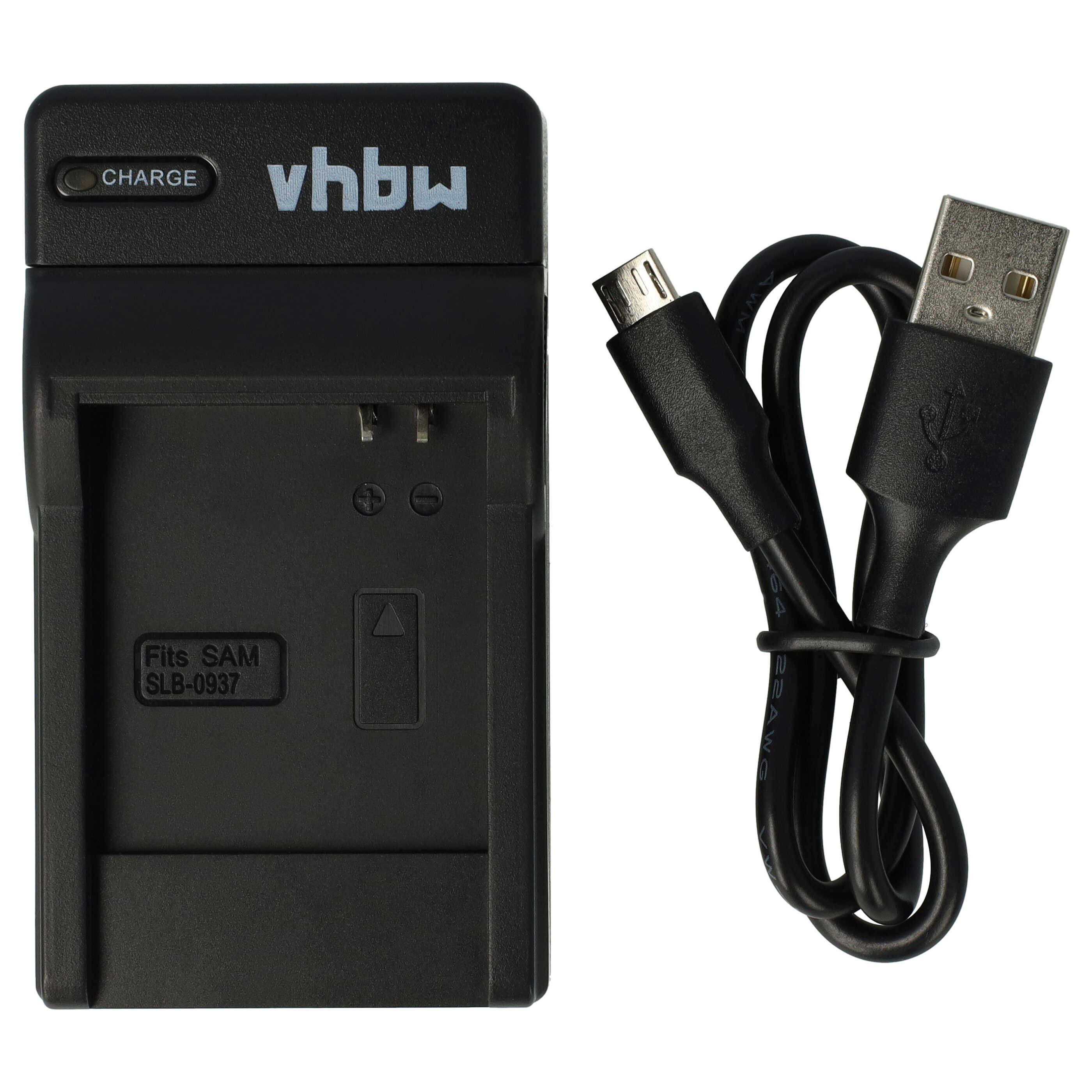 vhbw passend für Samsung PL10, ST10, NV33, NV4, i8, L830, CL5, L730 Kamera-Ladegerät