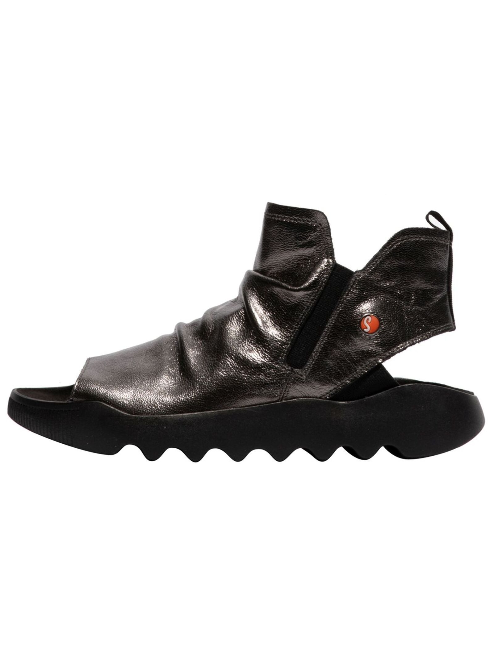 softinos softinos Sandalen Leder/Textil Schaftsandalette günstig online kaufen