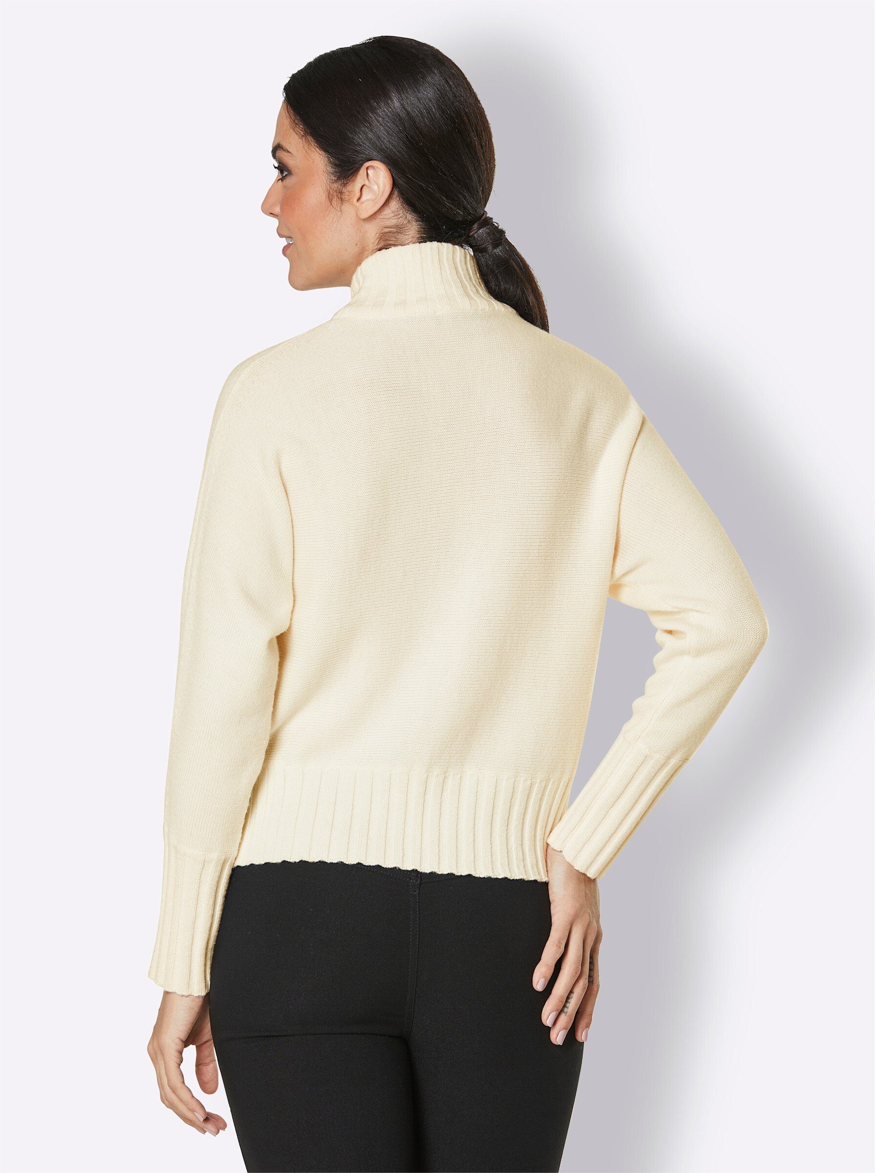 creation L Strickpullover Merinowoll-Pullover günstig online kaufen
