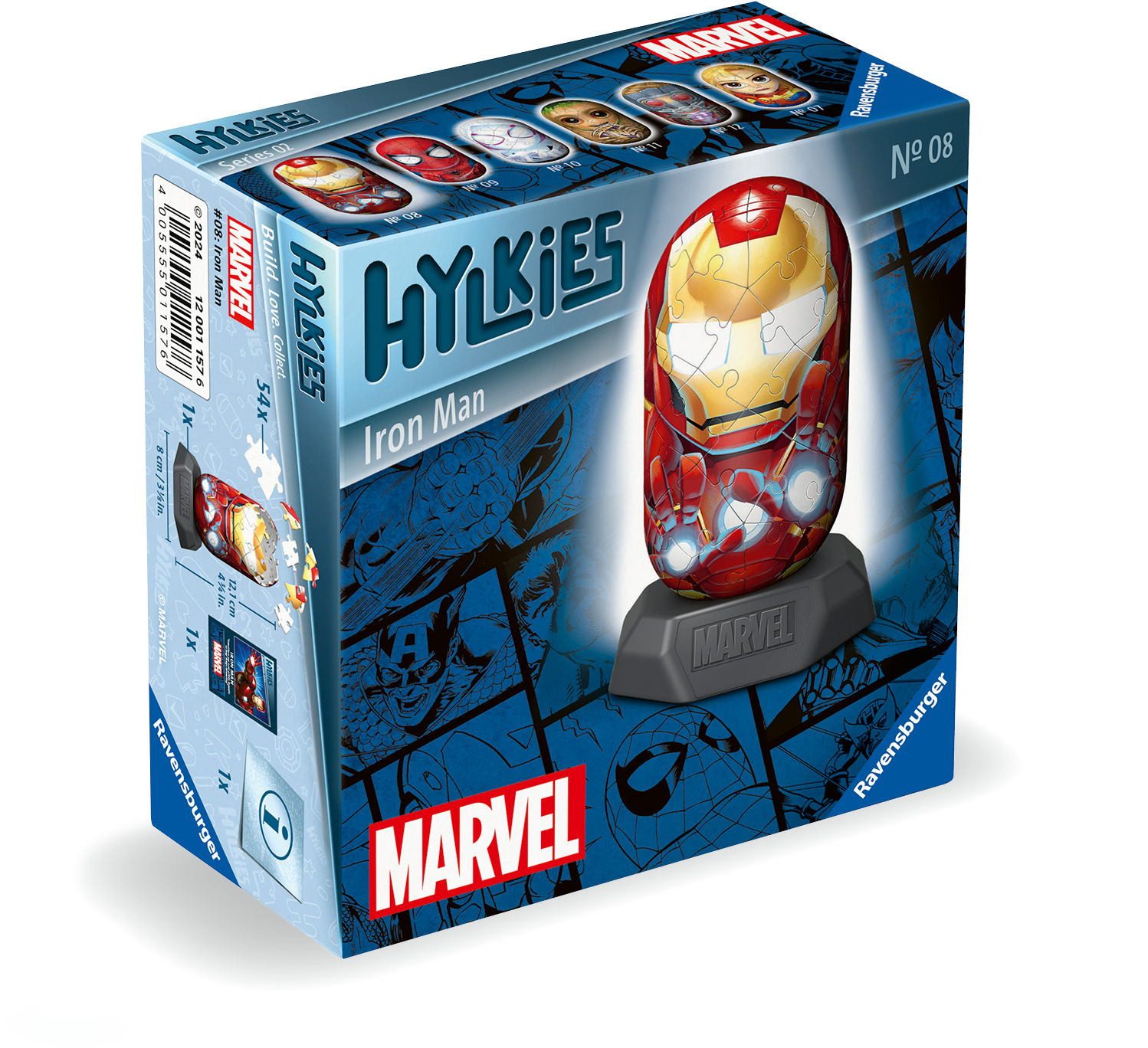 Ravensburger Puzzle 54 Teile 3D Puzzle Marvel Iron Man 12001157, Puzzleteile