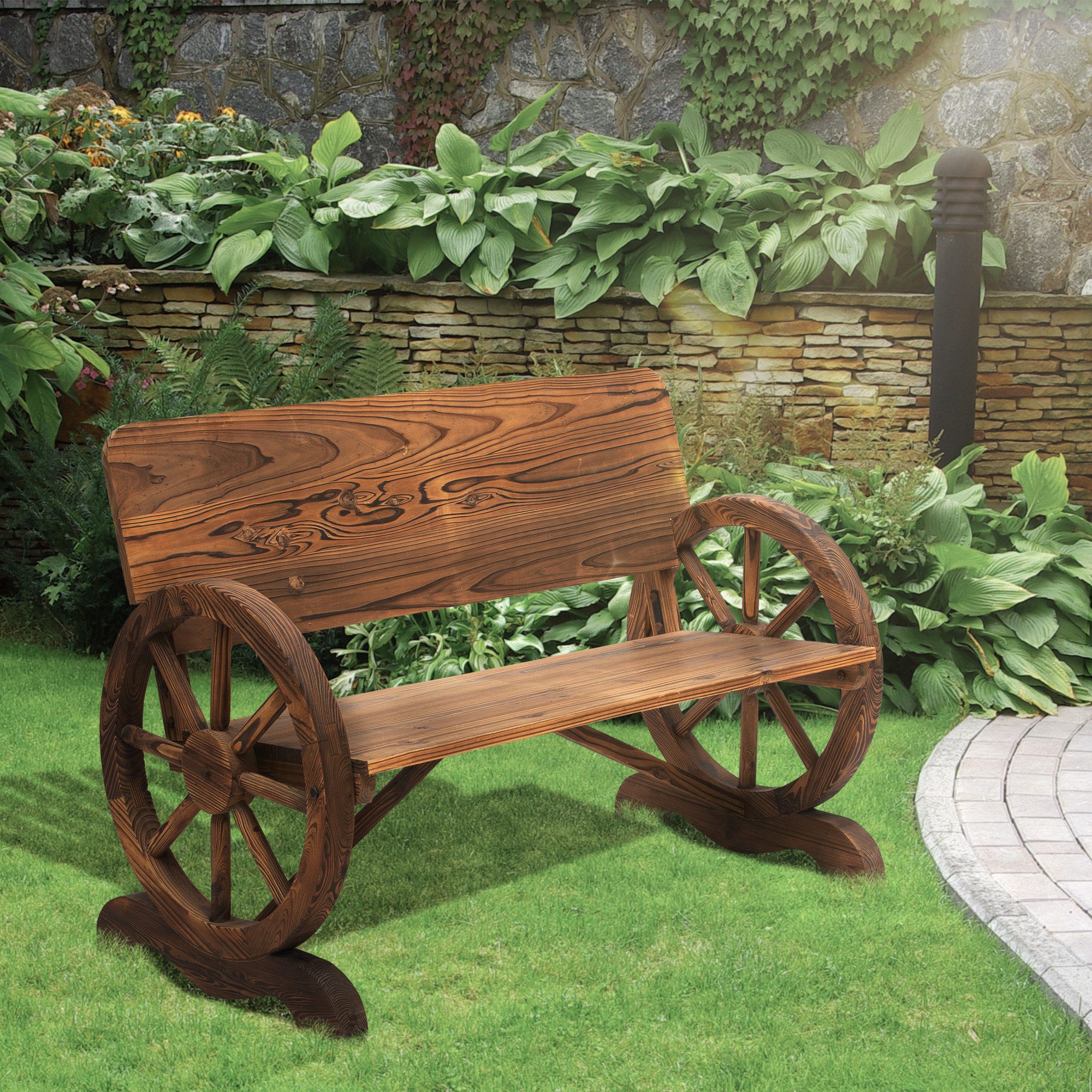 MC Star Gartenbank 2-Sitzer Gartenbank Massivholz günstig online kaufen
