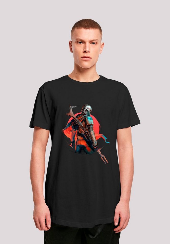 F4NT4STIC T-Shirt Star Wars The Mandalorian Blaster Rifle Krieg der Sterne  Print, Sehr weicher Baumwollstoff mit hohem Tragekomfort