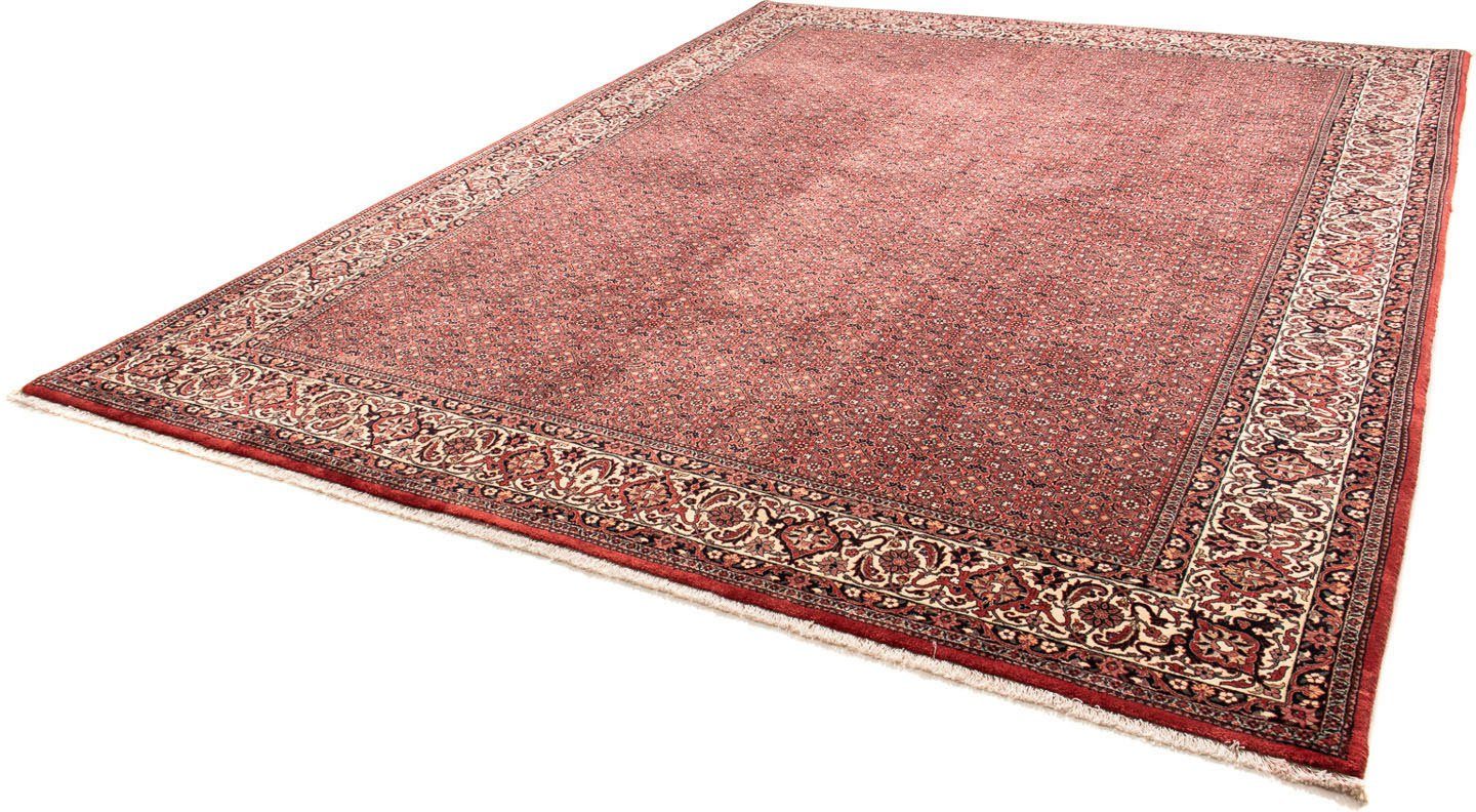 Orientteppich Perser - Bidjar - 338 x 258 cm - rot, morgenland, rechteckig, Höhe: 15 mm, Wohnzimmer, Handgeknüpft, Einzelstück mit Zertifikat