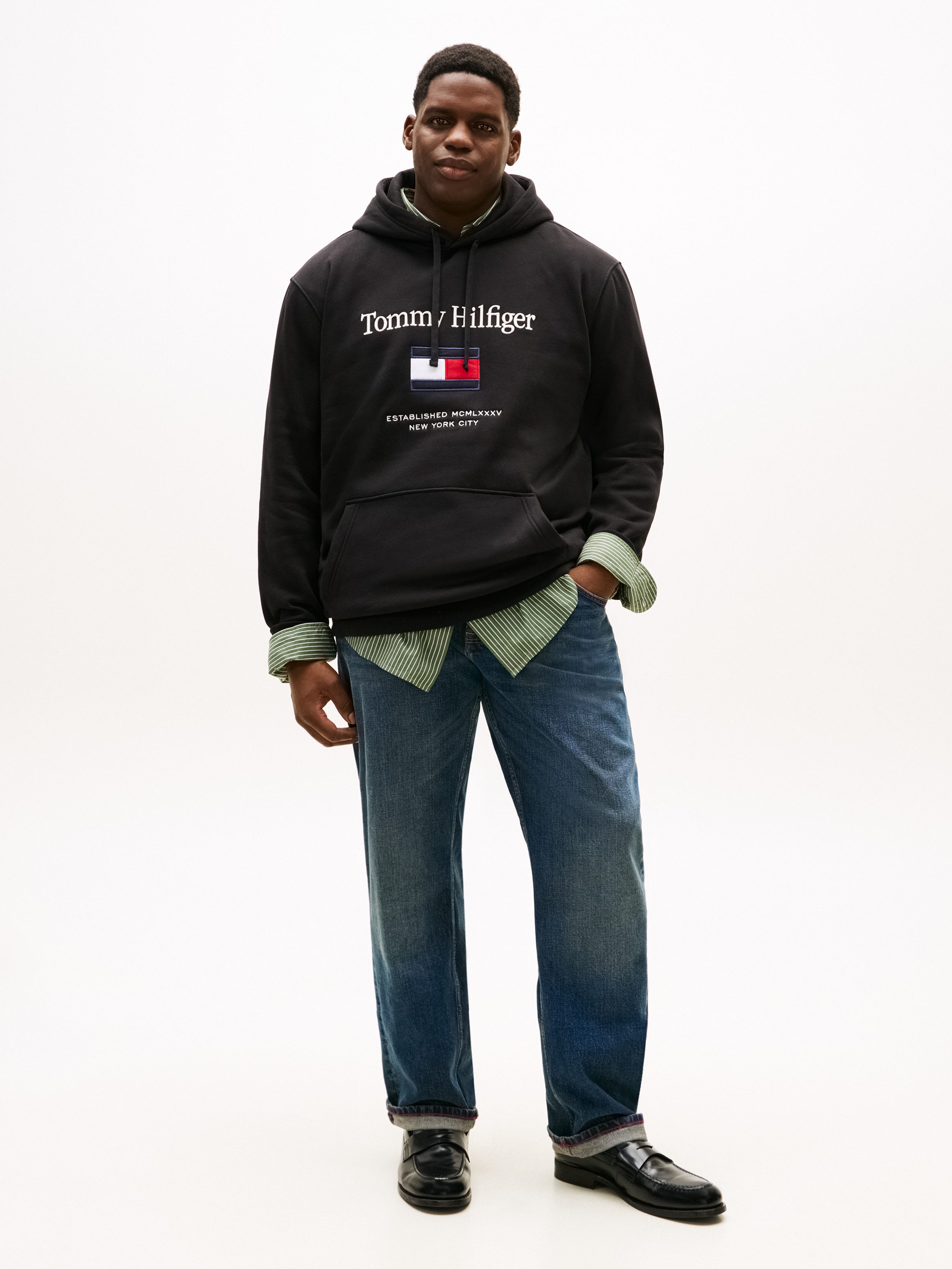 Tommy Hilfiger Big & Tall Hoodie BT-TOMMY EMBRO FLAG Große Größen