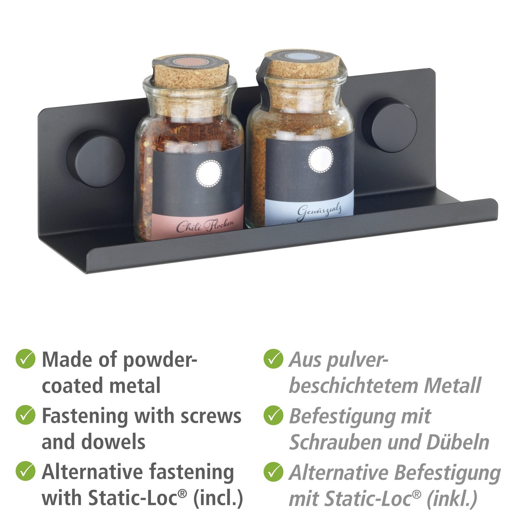 WENKO Gewürzregal Modell Jet S, Küchenregal günstig online kaufen
