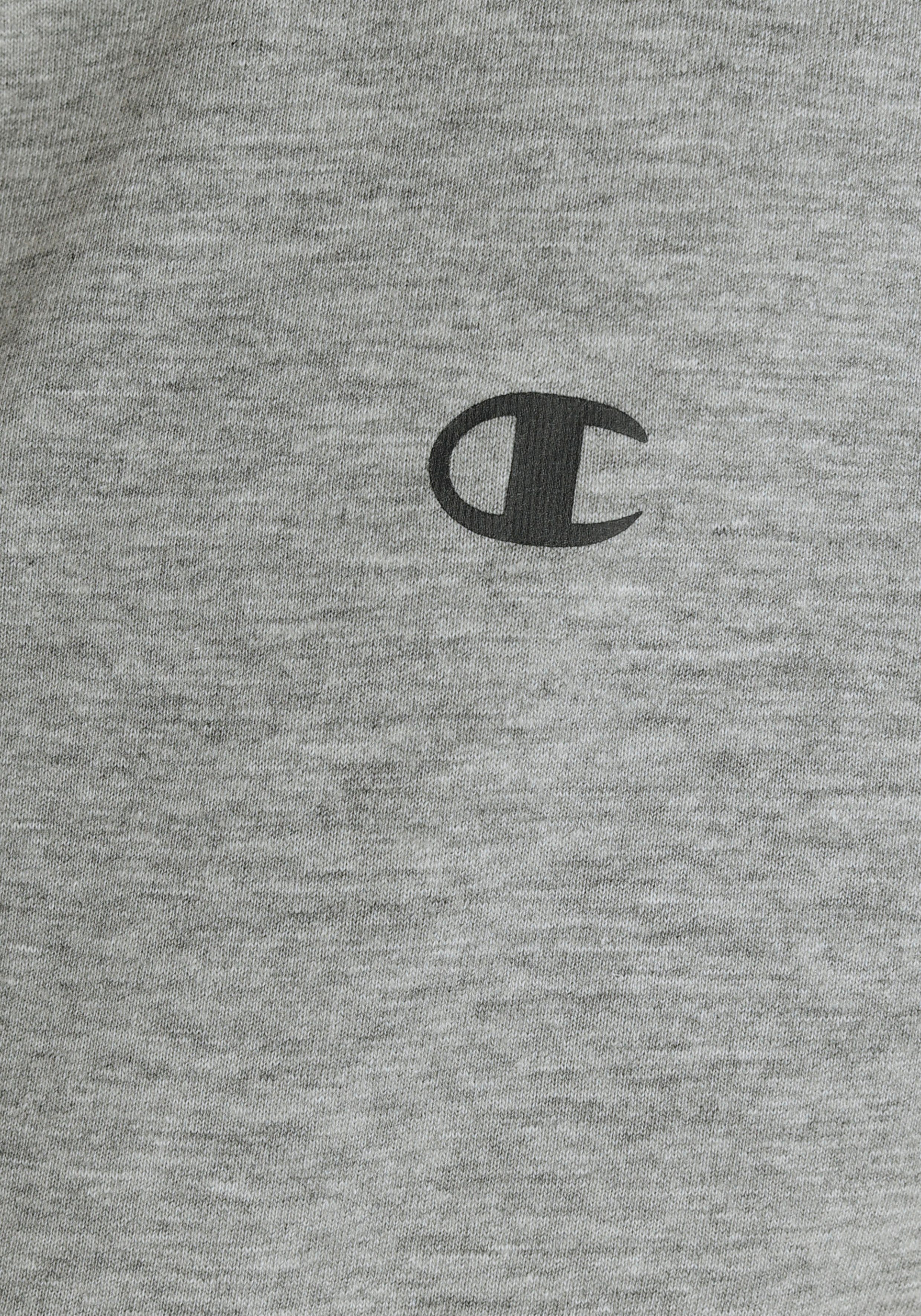 Kinder T-Shirt schwarz-grau 2-tlg) 2pack für Crew-Neck Basic - (Packung, Champion