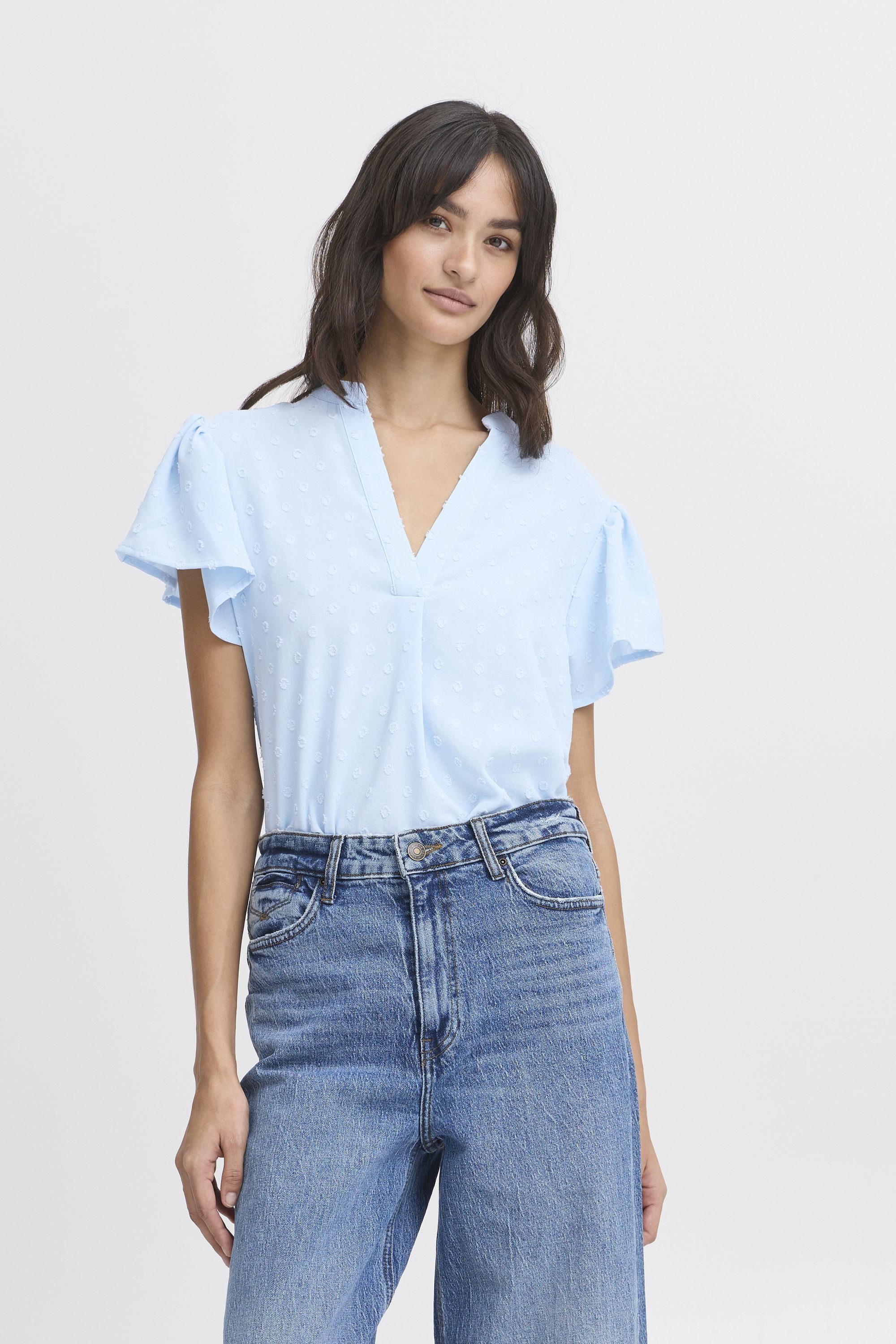 b.young Kurzarmbluse BYJELENA Moderne Bluse mit günstig online kaufen