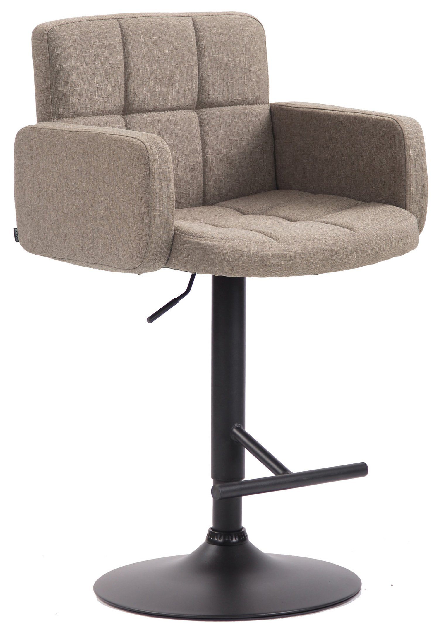 2er Set Barhocker Los Angeles Samt weiß, blau | 327363