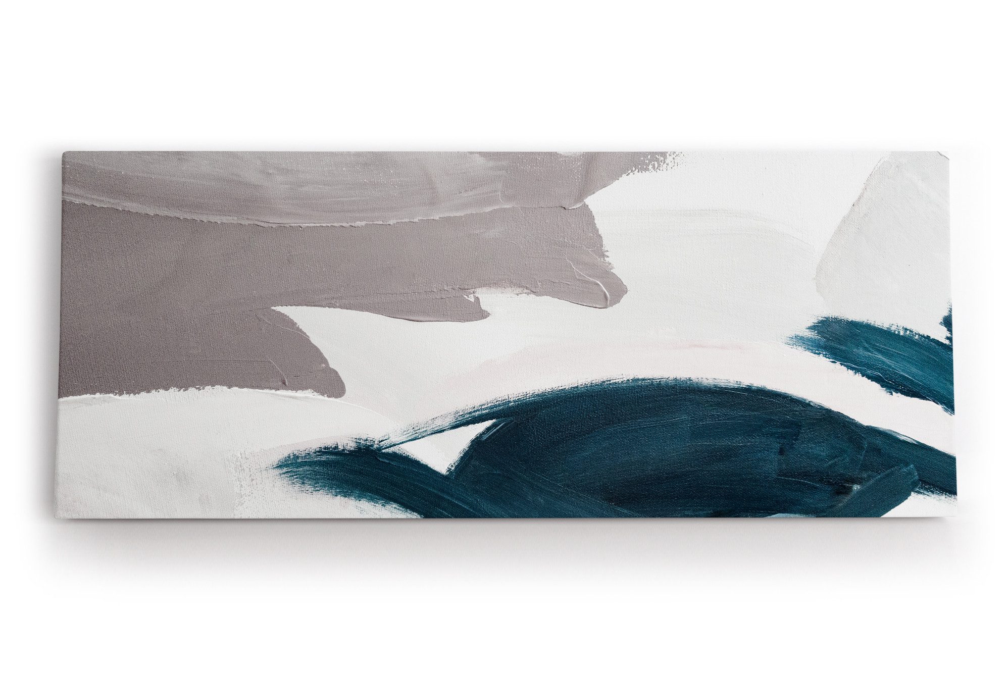 Leinwandbild Abstrakte Farben Spachtelstruktur Modern Minimal