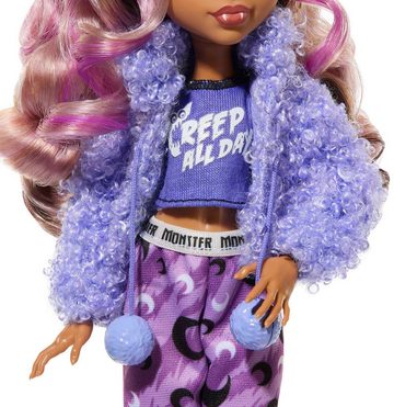 Mattel® Anziehpuppe Monster High, Creepover Clawdeen - Schaurig schöne Pyjamaparty