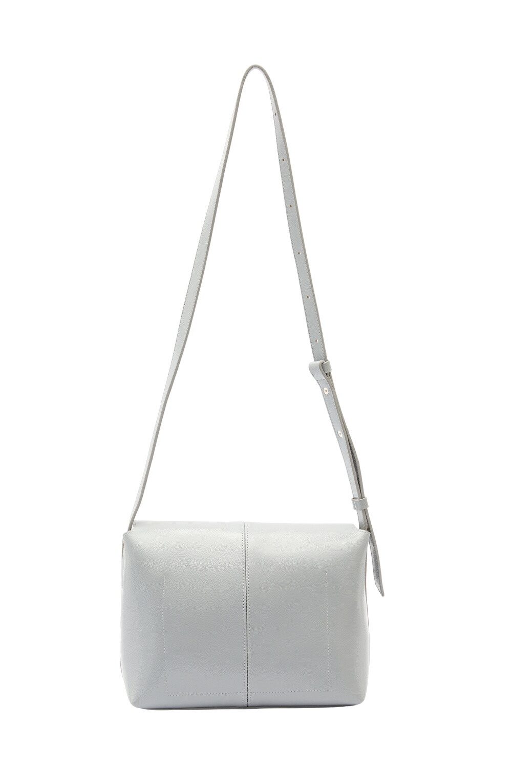 MANUKA Abendtasche BRAUNE LEDER-KLAPPE