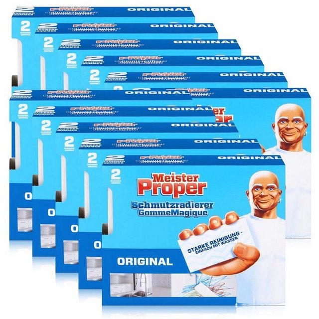 MEISTER PROPER Mr.Proper Express Schmutzradierer 2 Radierer/Paket (11er Pack) Reinigungstücher
