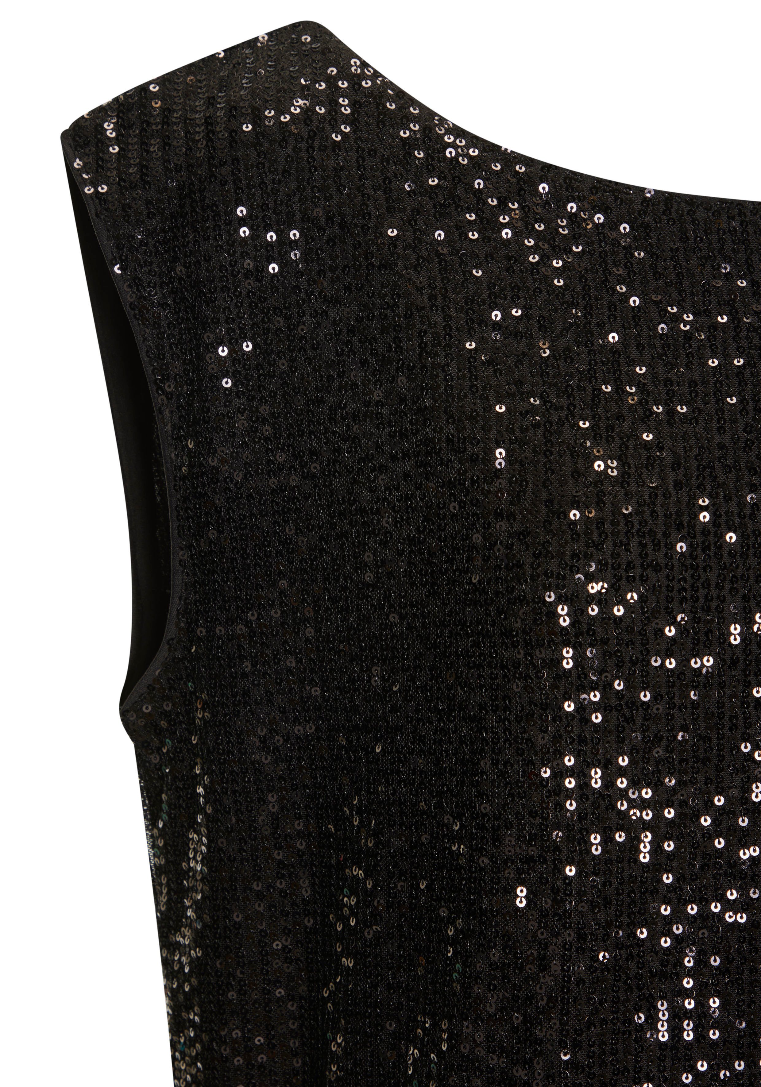 LASCANA Paillettenshirt mit breiten Trägern, Partytop, festlich – Bild 5 von 5