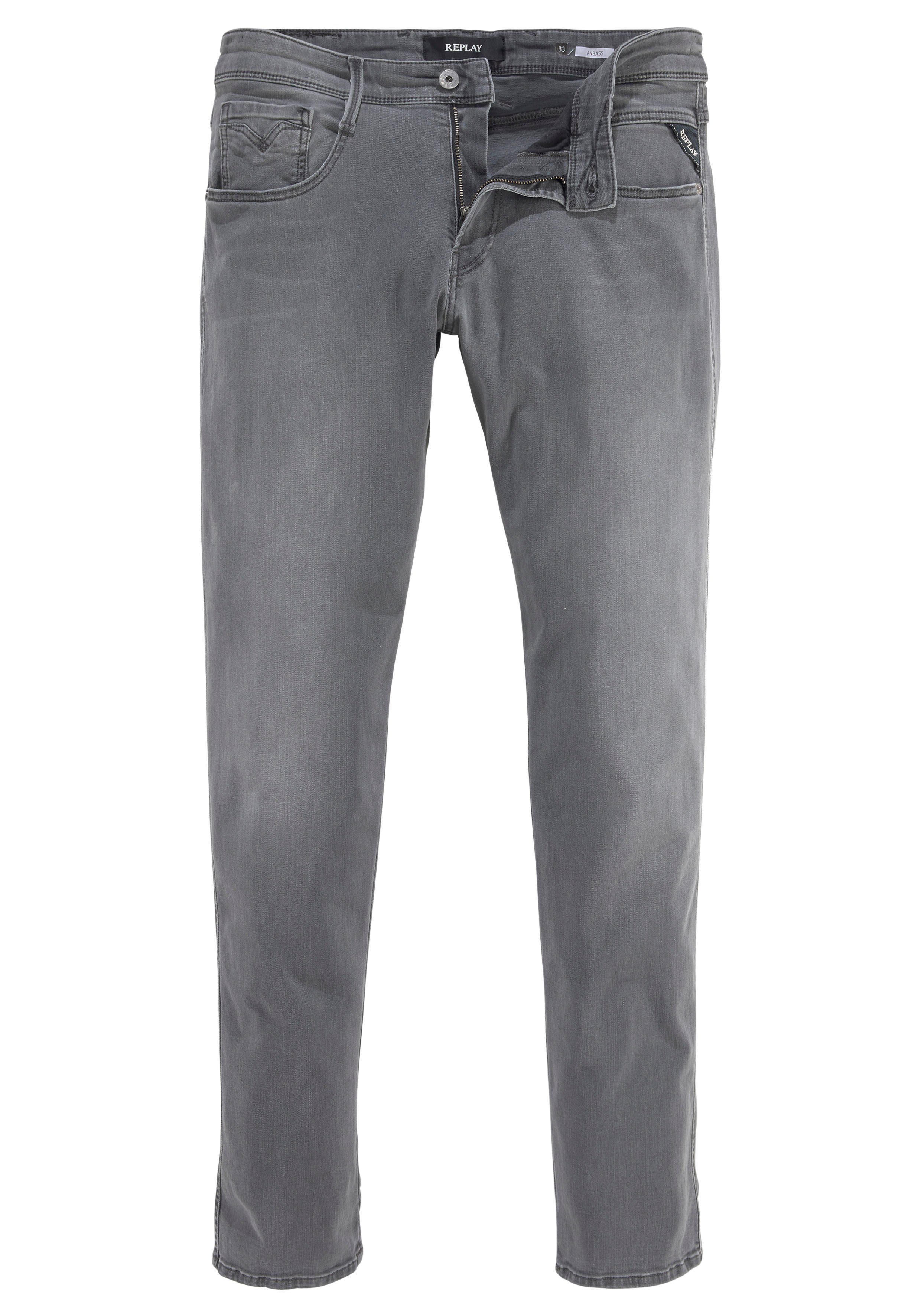 Superstretch Anbass GREY Replay Slim-fit-Jeans