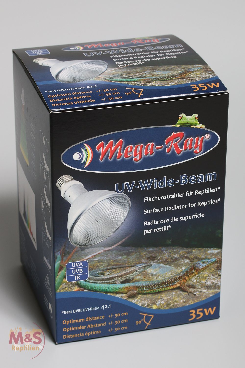 Terrarium Mega Ray HID-Lampe (UV-Lampe) 35 Watt (Wide Beam / 90°Grad)