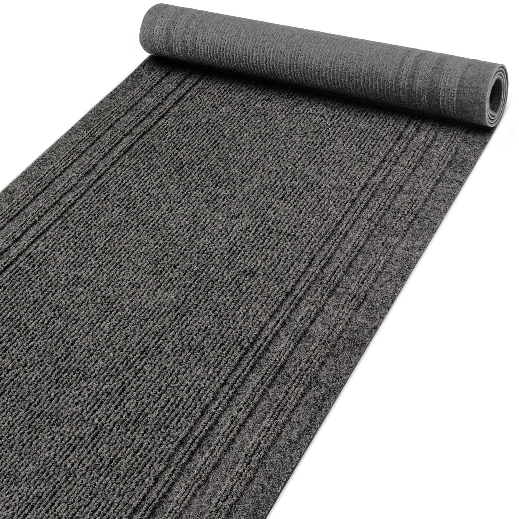 Läufer Teppich Flurläufer Läufer Bodenläufer Textil PASSAT Gestreift Robust, ANRO, Rechteckig, Höhe: 5 mm, Textil