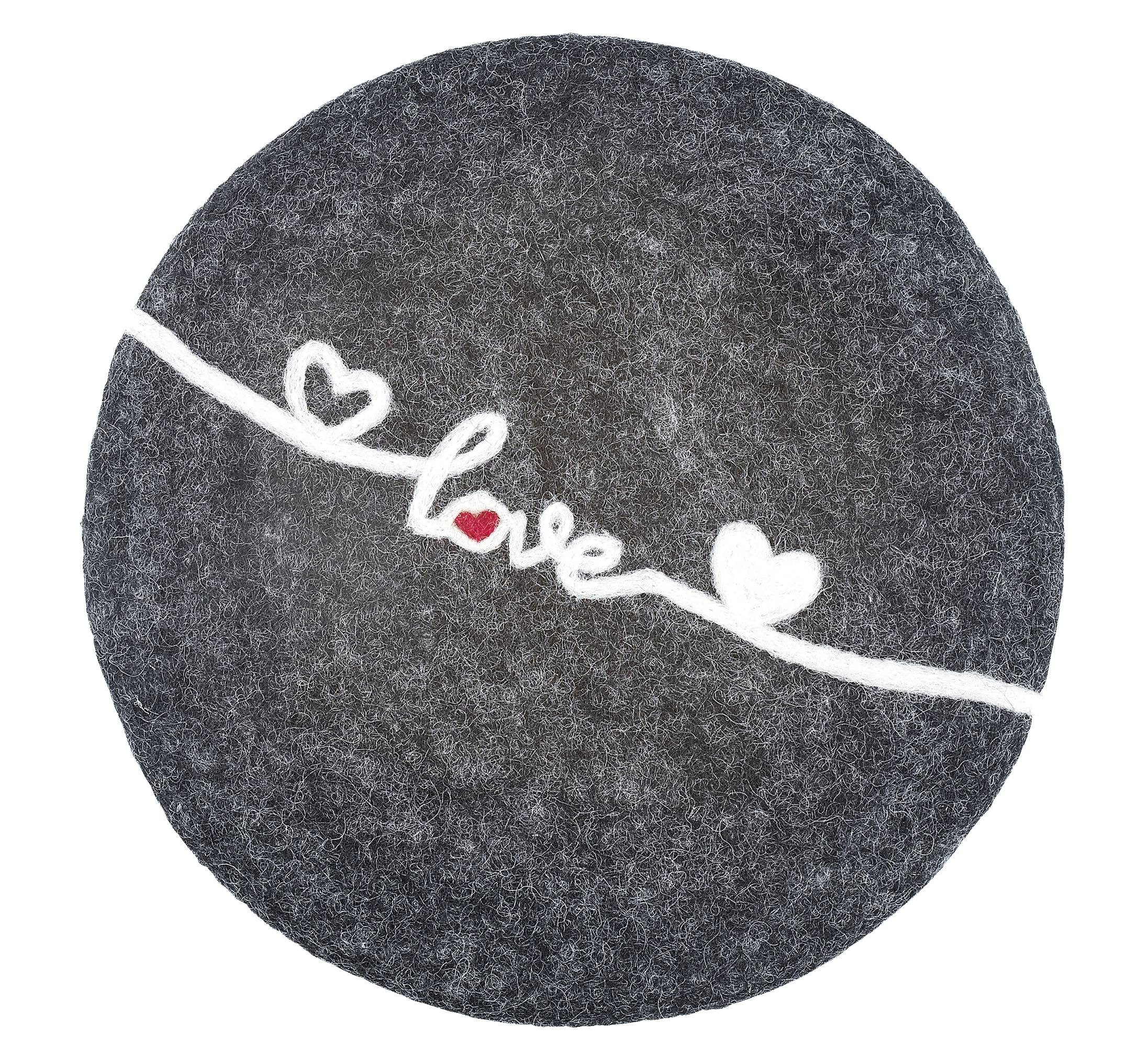 Cilio Подставки для напитков Подставки Подставка Schafwolle Filz rund Cilio LANA LOVE