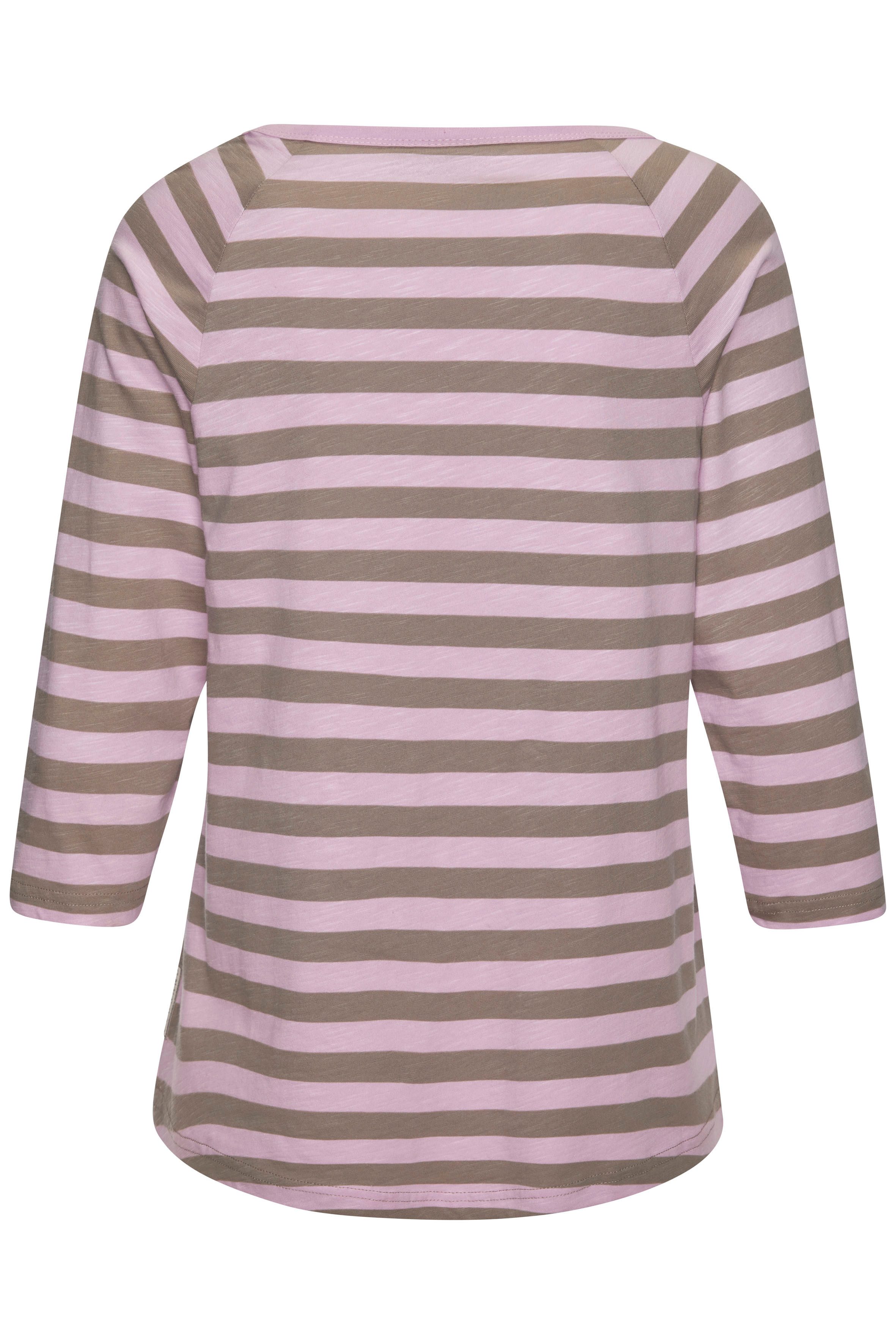 Elbsand 3/4-Arm-Shirt Celina mit Streifen, Rundhalsausschnitt, Jerseyshirt