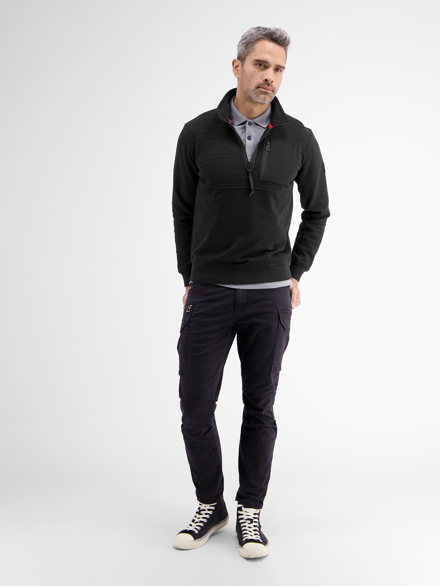 LERROS Sweatshirt Modischer Sweattroyer